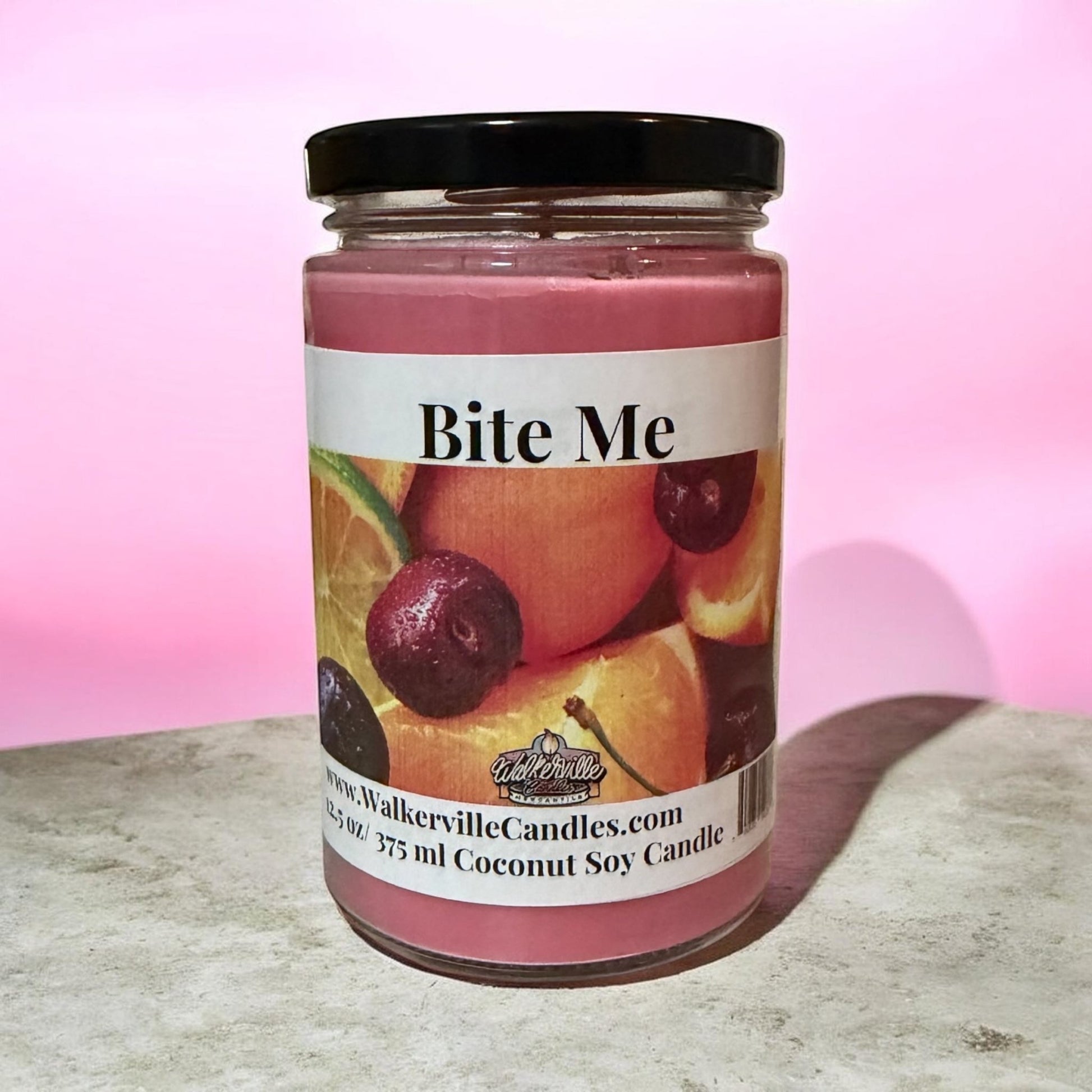 Bite me Coconut Soy 12.5 oz/ 375 ml Candle Wood Wick - Walkerville Candles