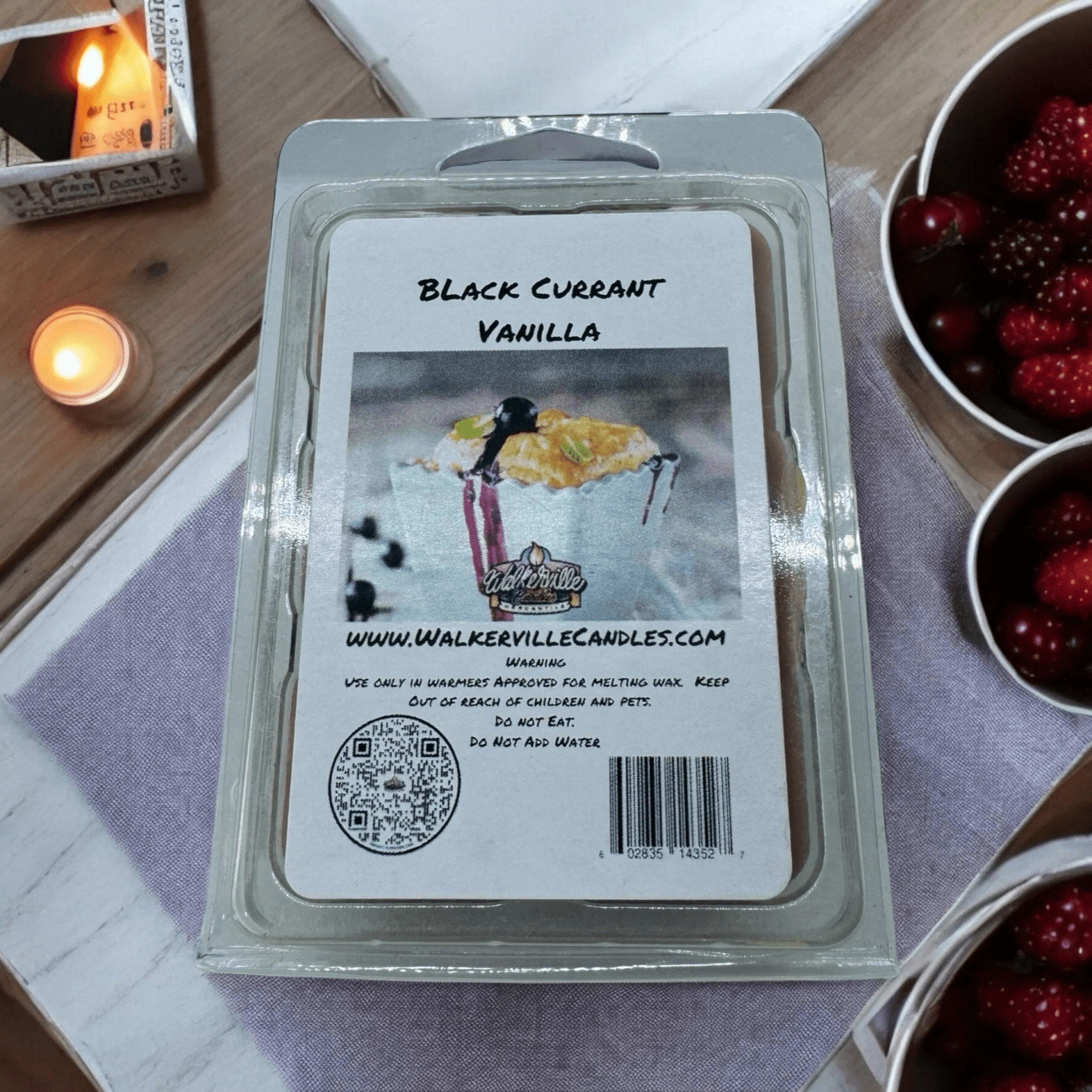 Black Currant Vanilla Wax Melt - Walkerville Candles