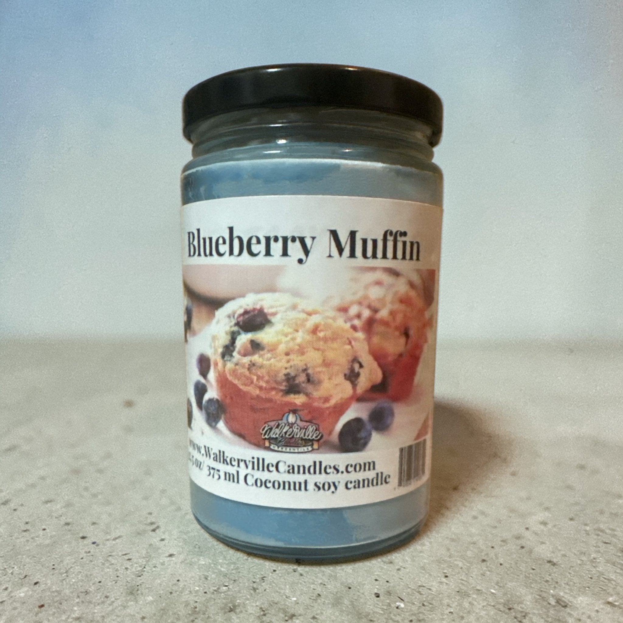 Blueberry Muffin Coconut Soy 12.5 oz/ 375 ml Candle Wood Wick - Walkerville Candles