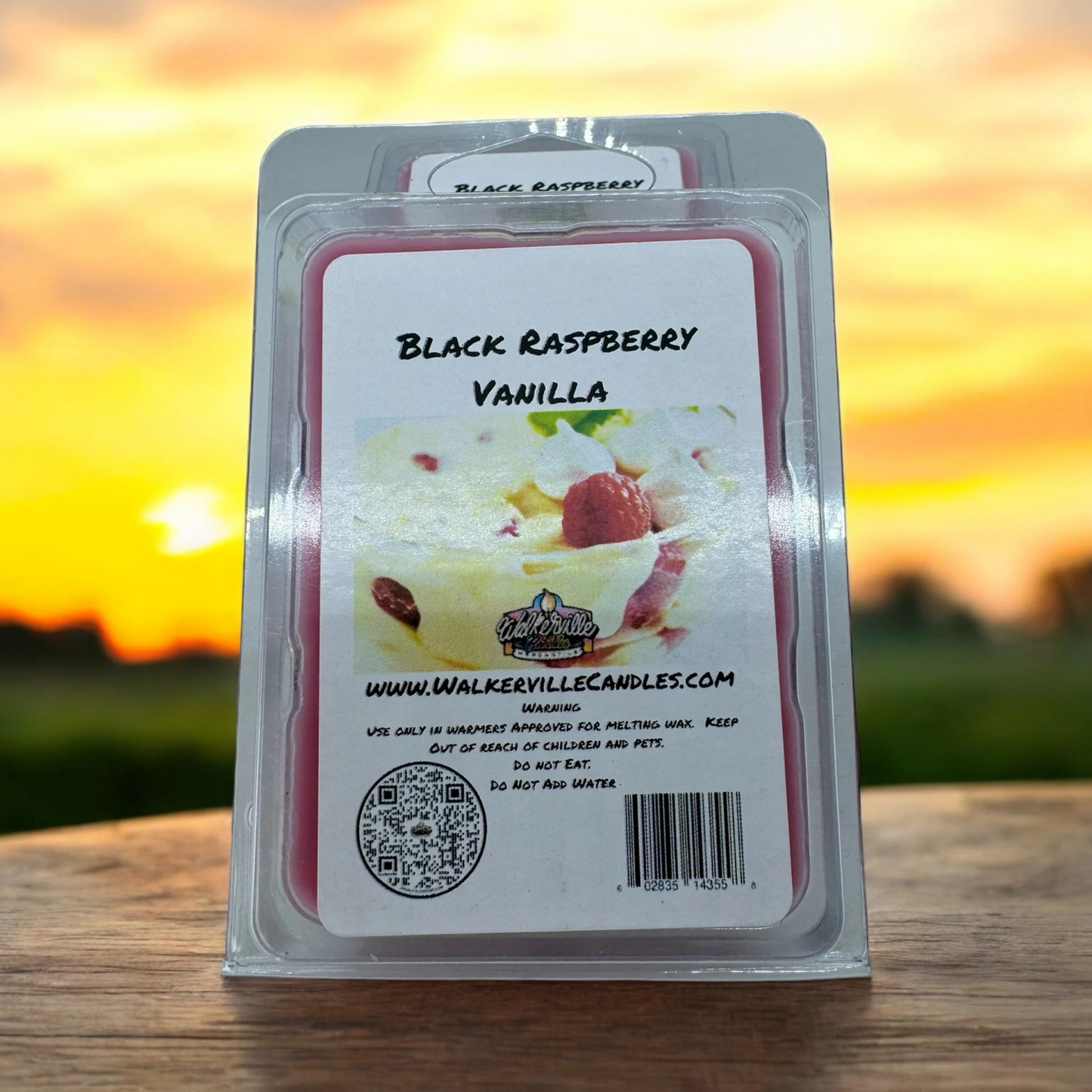 Black Raspberry Vanilla Scented Handmade, Eco-friendly Wax Melt