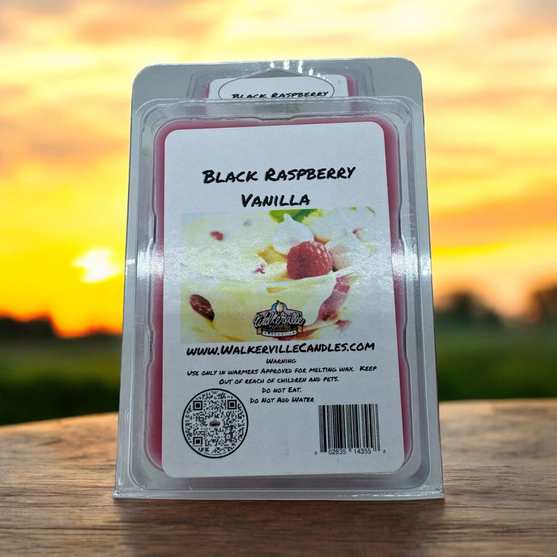 Black Raspberry Vanilla Vegan Soy wax, Hand-poured, Eco-friendly Fruity Wax Melt