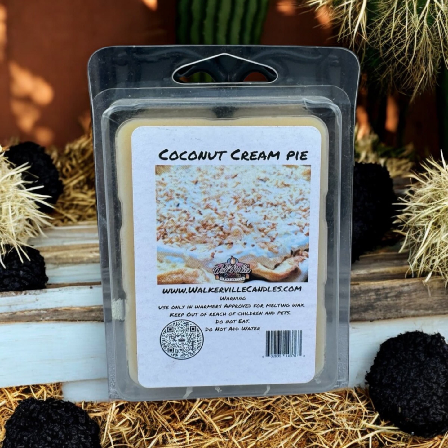 Coconut Cream Pie Scented Handmade, Eco-friendly Wax Melt