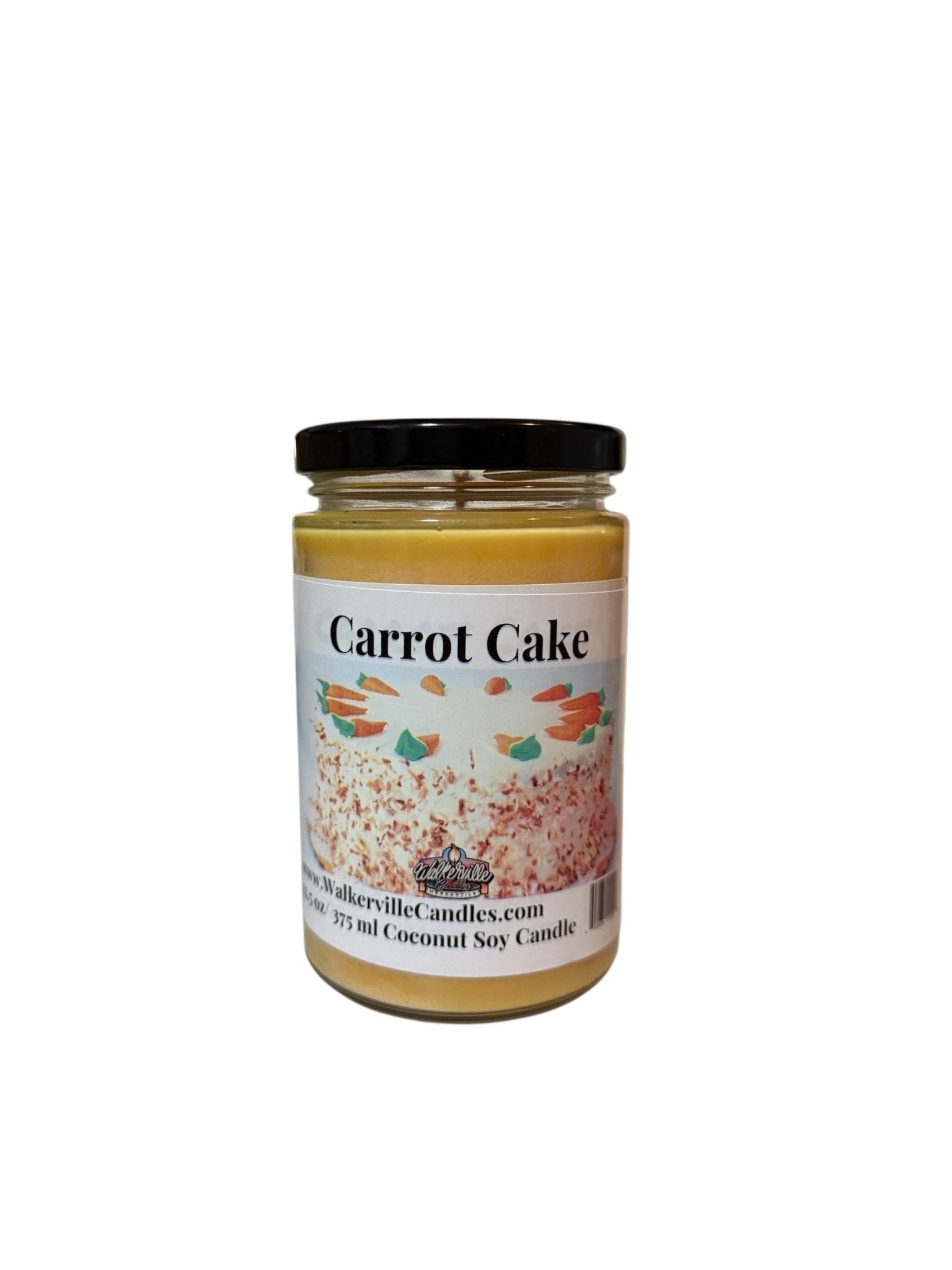 Carrot Cake Coconut Soy 12.5 oz/ 375 ml Candle Wood Wick - Walkerville Candles