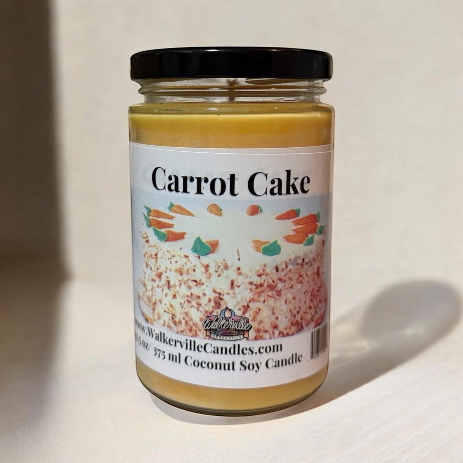 Carrot Cake Coconut Soy 12.5 oz/ 375 ml Candle Wood Wick - Walkerville Candles
