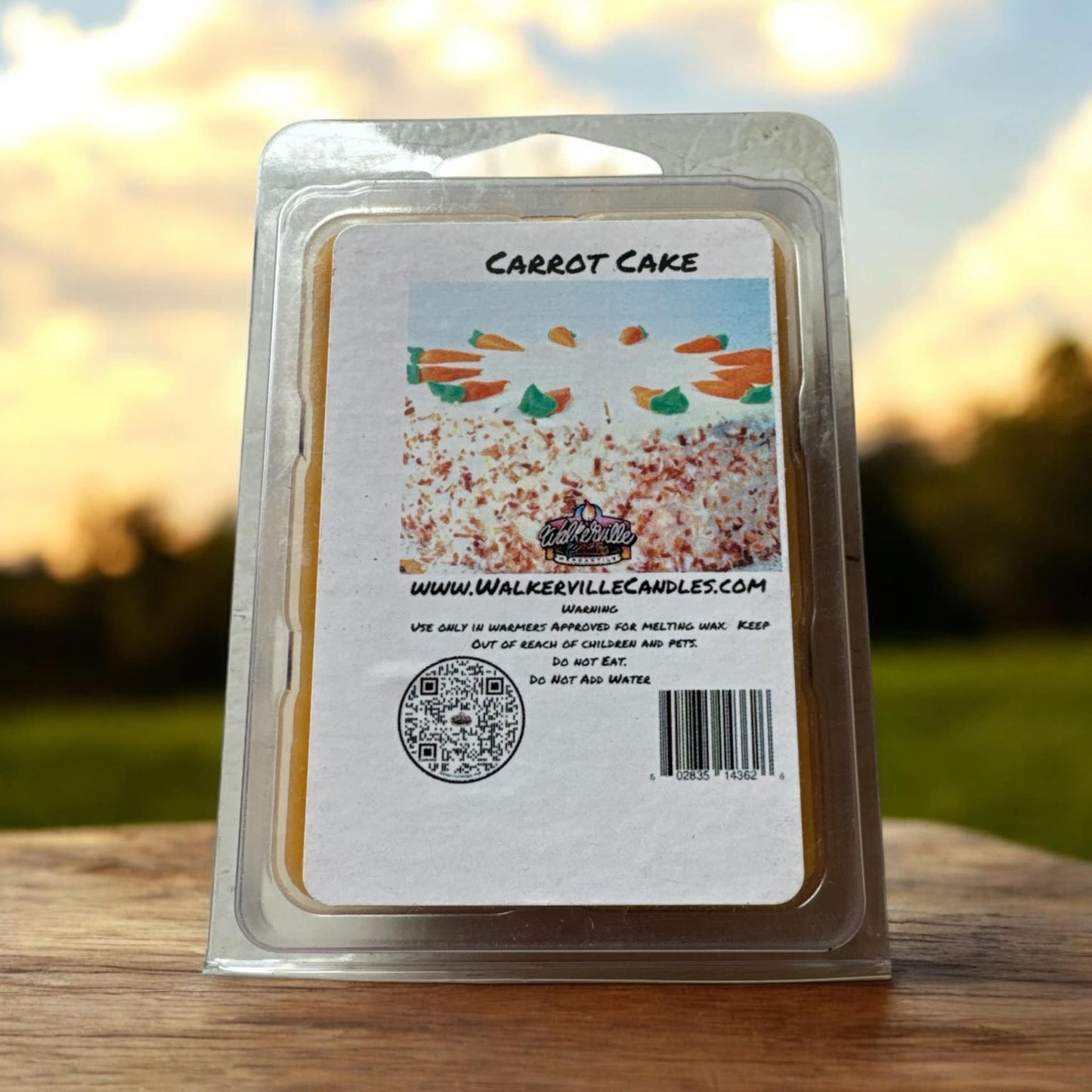 Carrot Cake Scented Handmade, Eco-friendly Wax Melt
