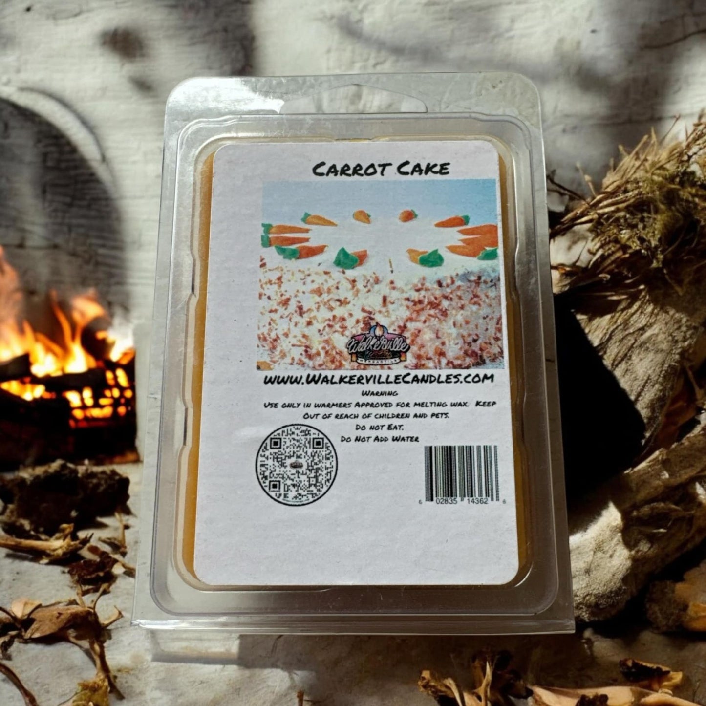 Carrot Cake Scented Handmade, Eco-friendly Wax Melt