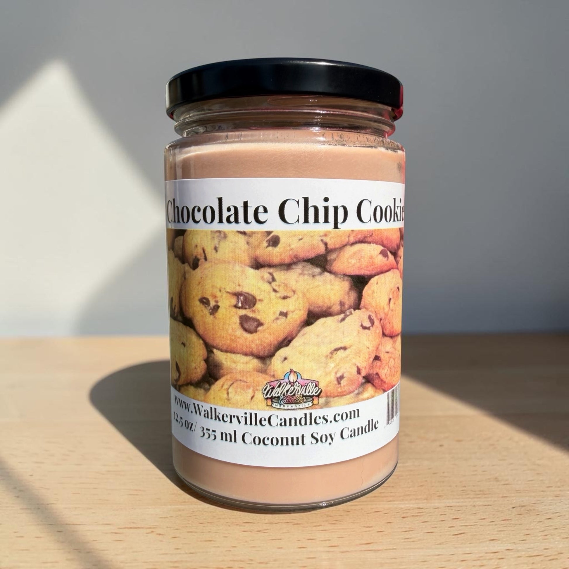 Chocolate Chip Cookie Coconut Soy 12.5 oz/ 375 ml Candle Wood Wick - Walkerville Candles