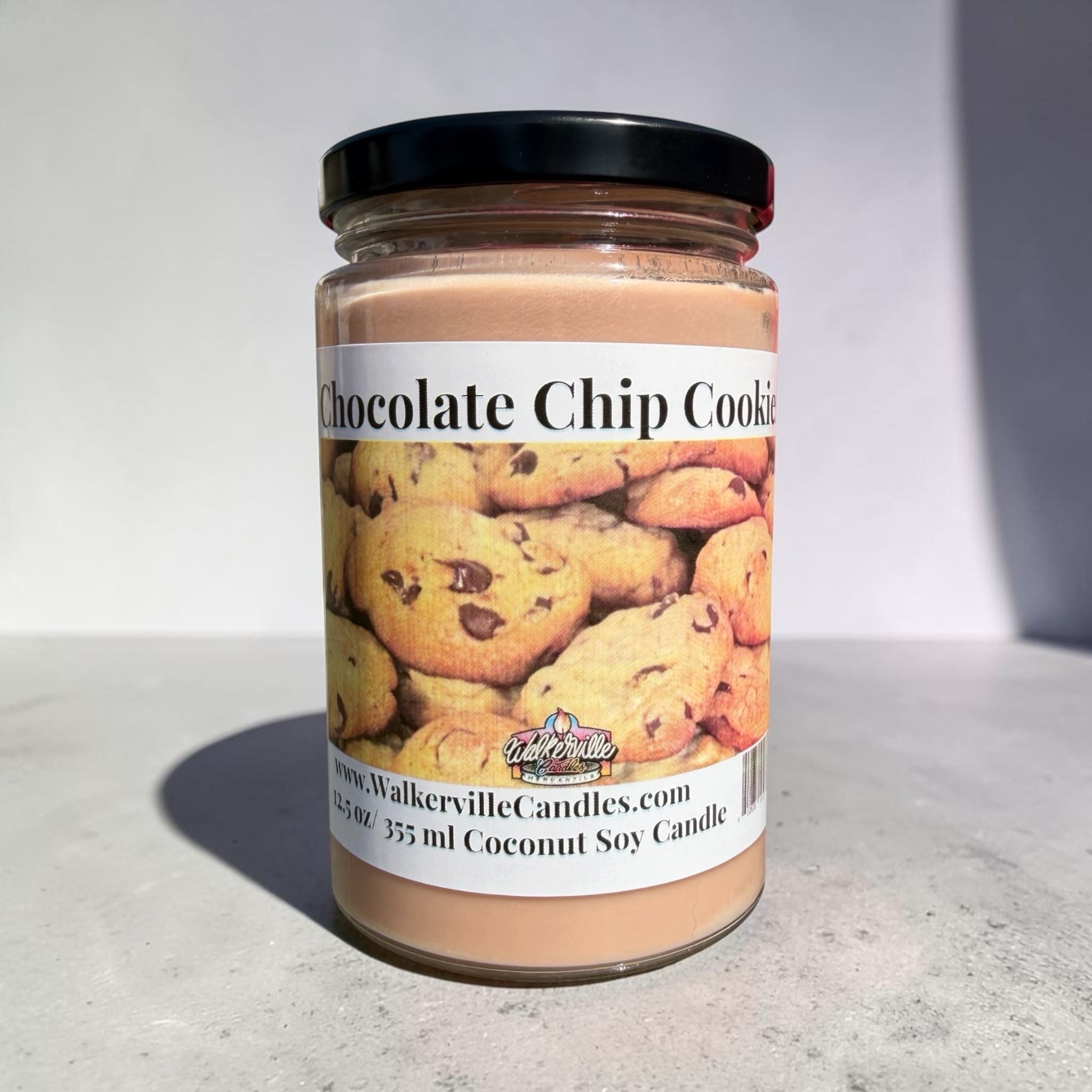 Chocolate Chip Cookie Coconut Soy 12.5 oz/ 375 ml Candle Wood Wick - Walkerville Candles