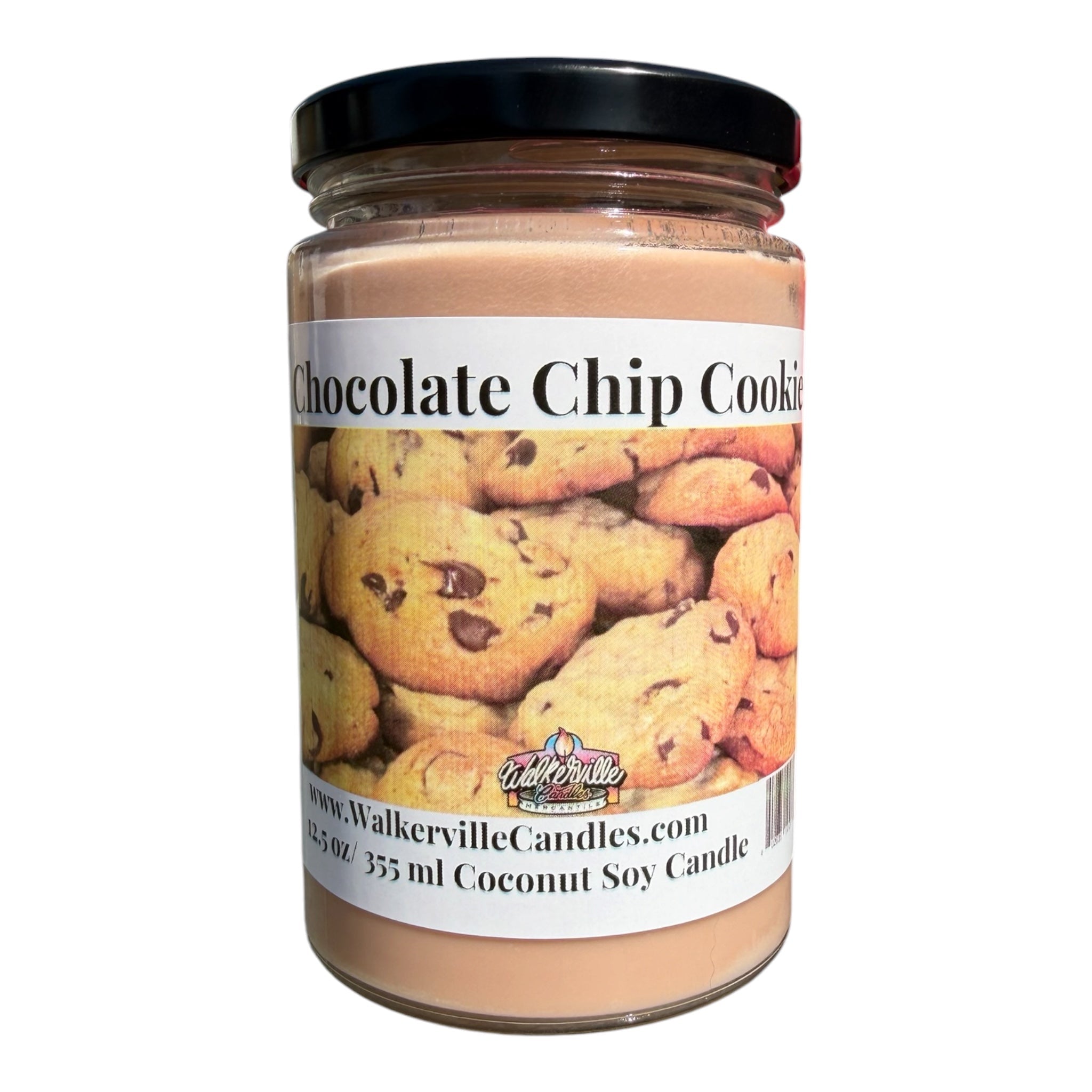 Chocolate Chip Cookie Coconut Soy 12.5 oz/ 375 ml Candle Wood Wick - Walkerville Candles