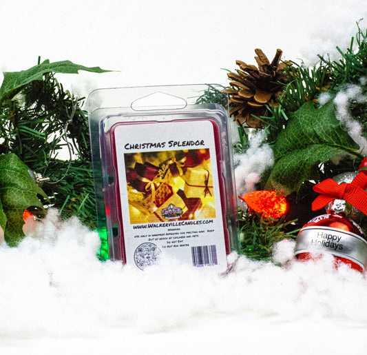 Christmas Splendor Scented Handmade, Eco-friendly Wax Melt