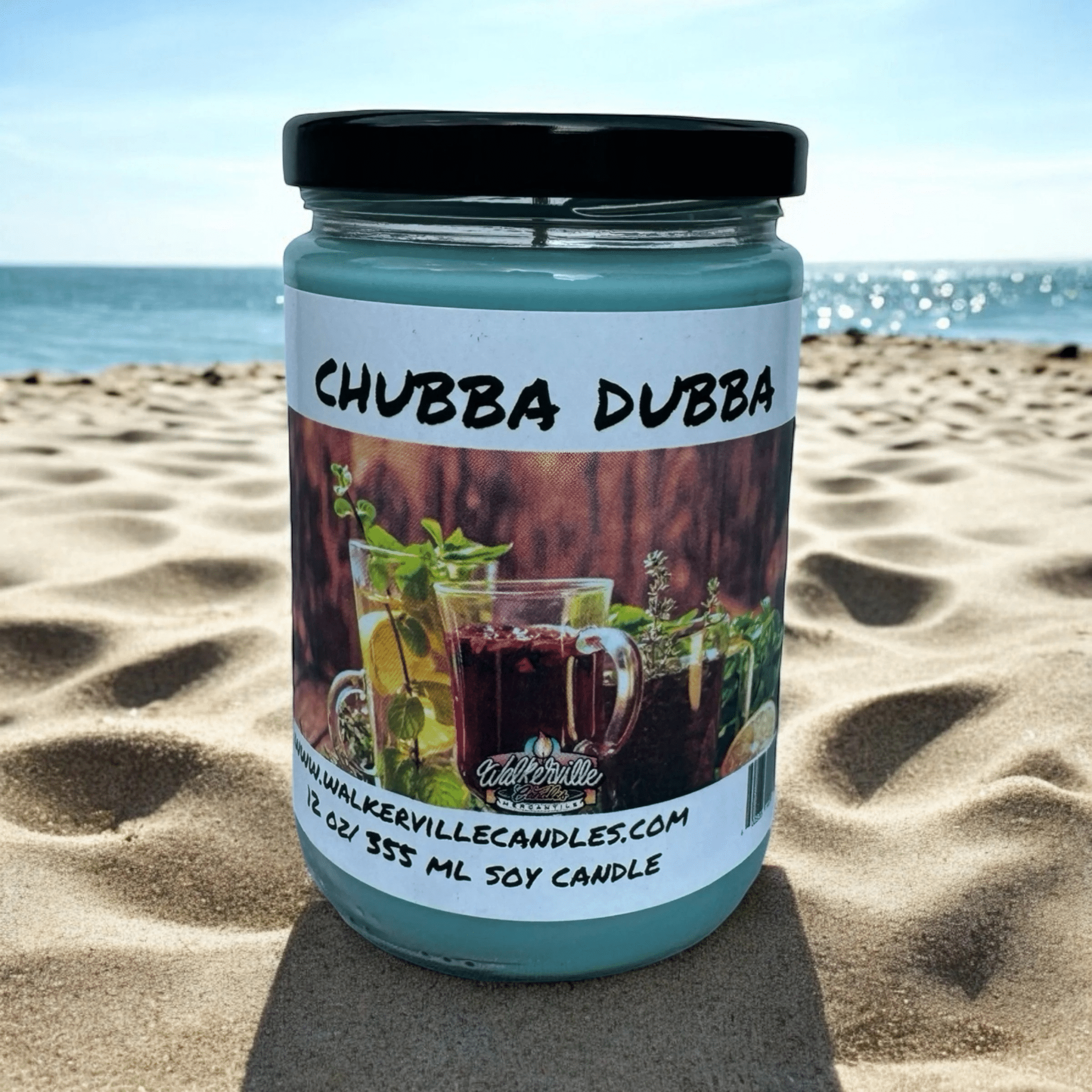 Chubba Dubba Coconut Soy 12.5 oz/ 375 ml Candle Wood Wick - Walkerville Candles