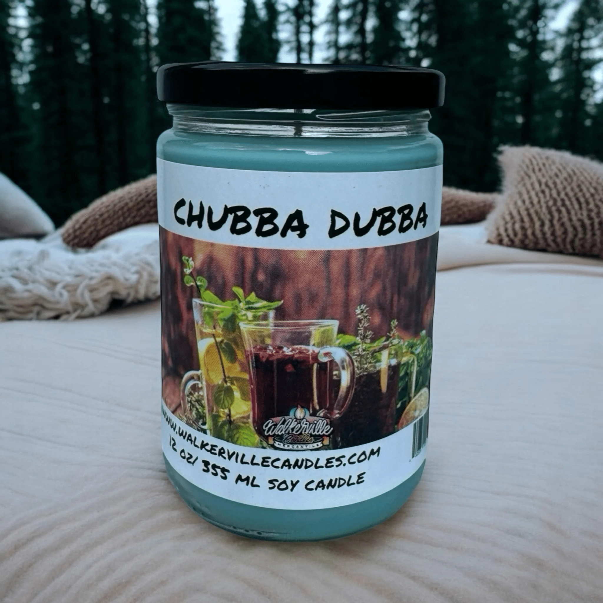 Chubba Dubba Coconut Soy 12.5 oz/ 375 ml Candle Wood Wick - Walkerville Candles