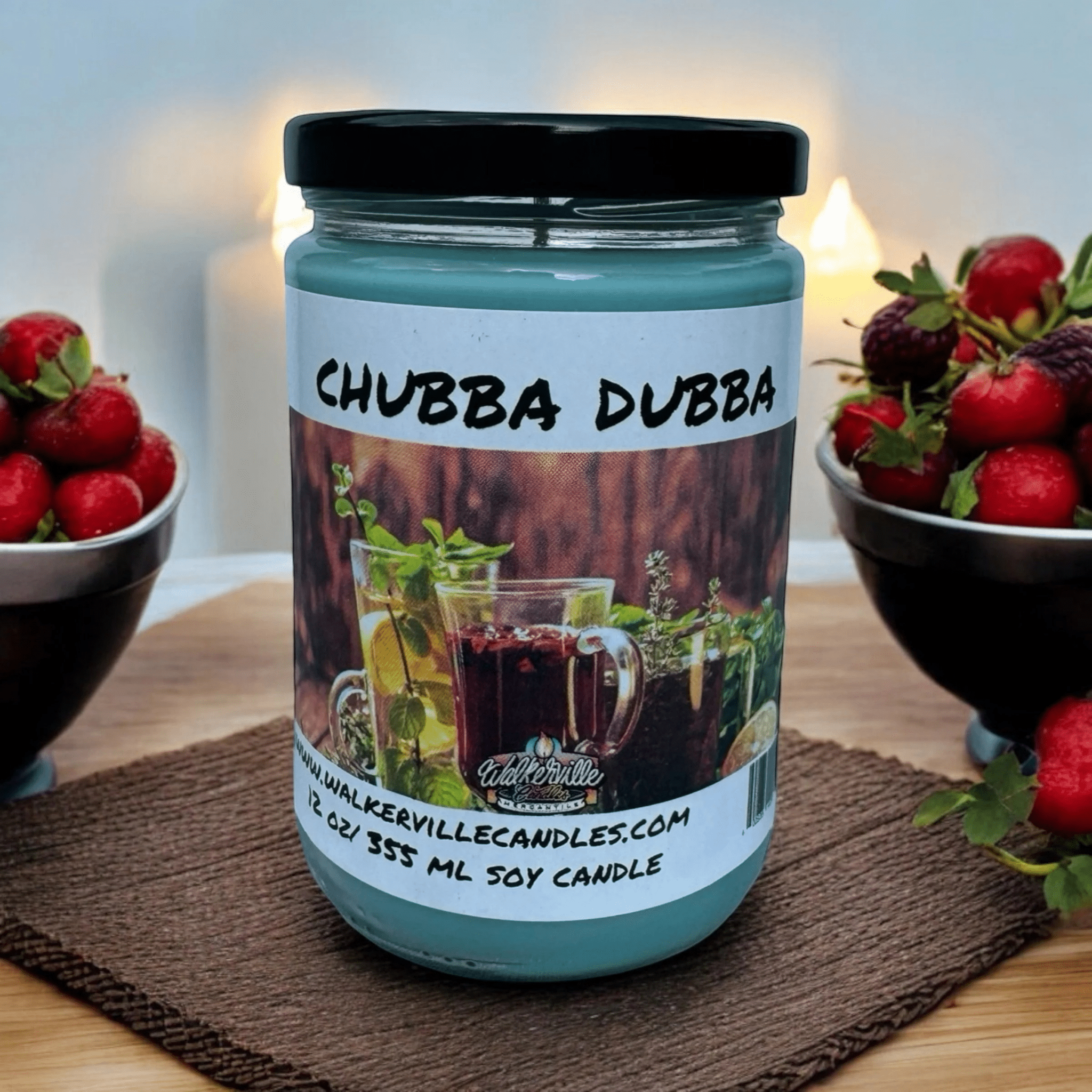 Chubba Dubba Coconut Soy 12.5 oz/ 375 ml Candle Wood Wick - Walkerville Candles