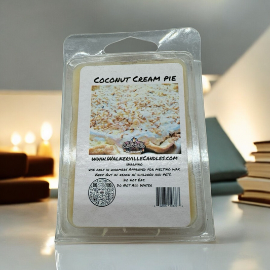 Coconut Cream Pie Scented Handmade, Eco-friendly Wax Melt
