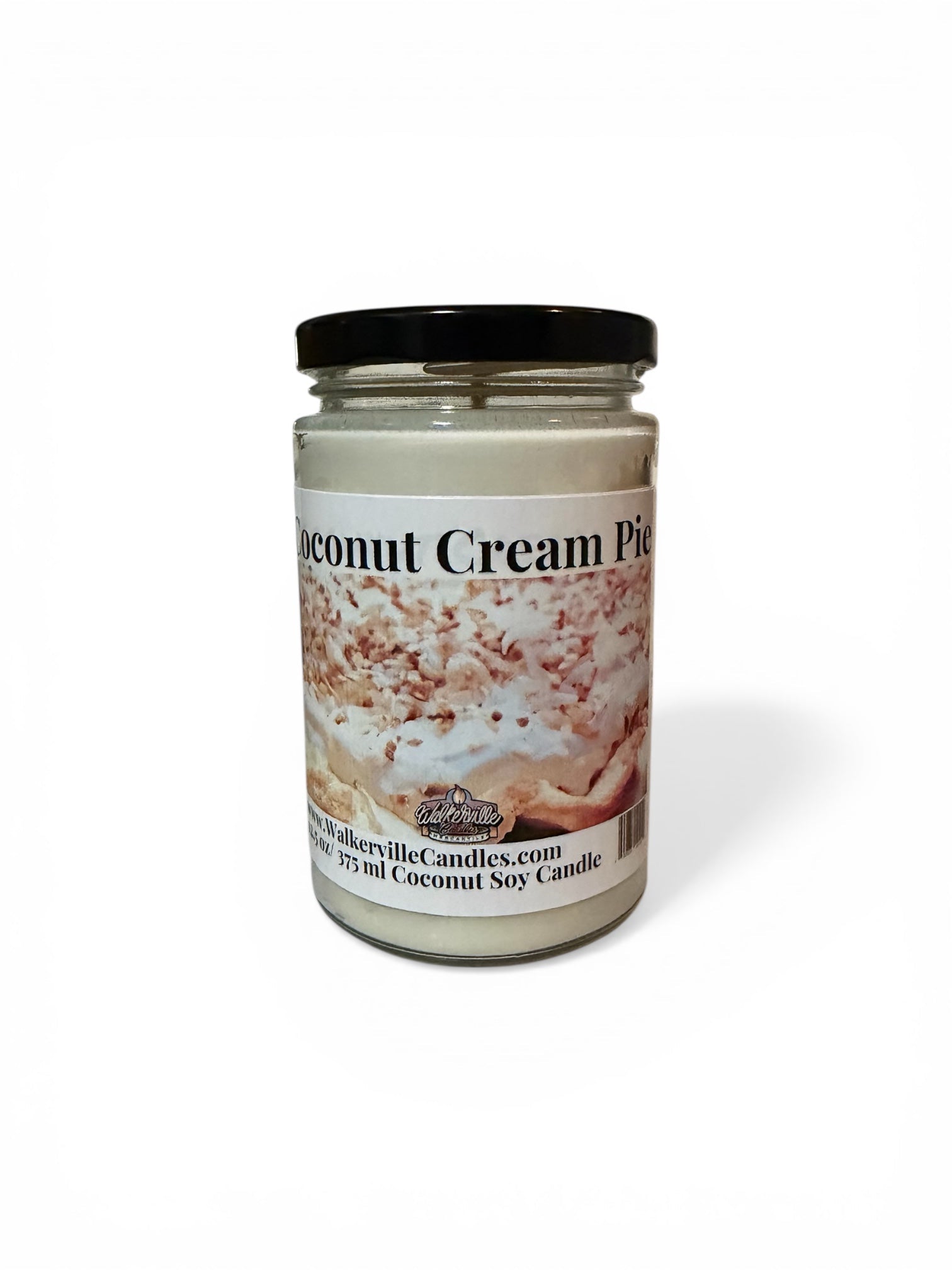 Coconut Cream Pie Coconut Soy 12.5 oz/ 375 ml Candle Wood Wick - Walkerville Candles