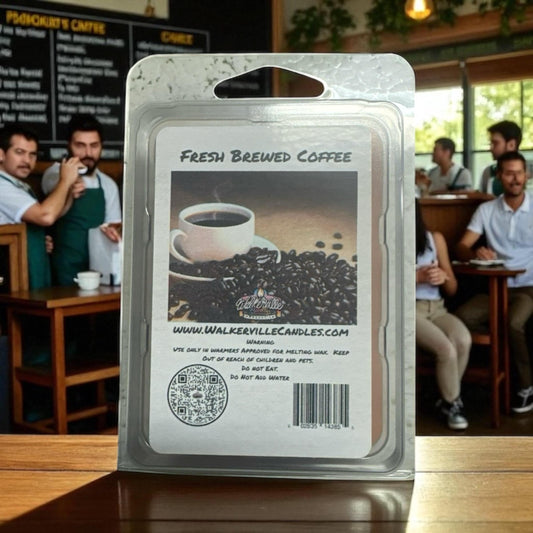 Fresh Brewed Coffee Vegan Soy wax, Hand-poured, Eco-friendly Bakery Food Drink Wax Melt