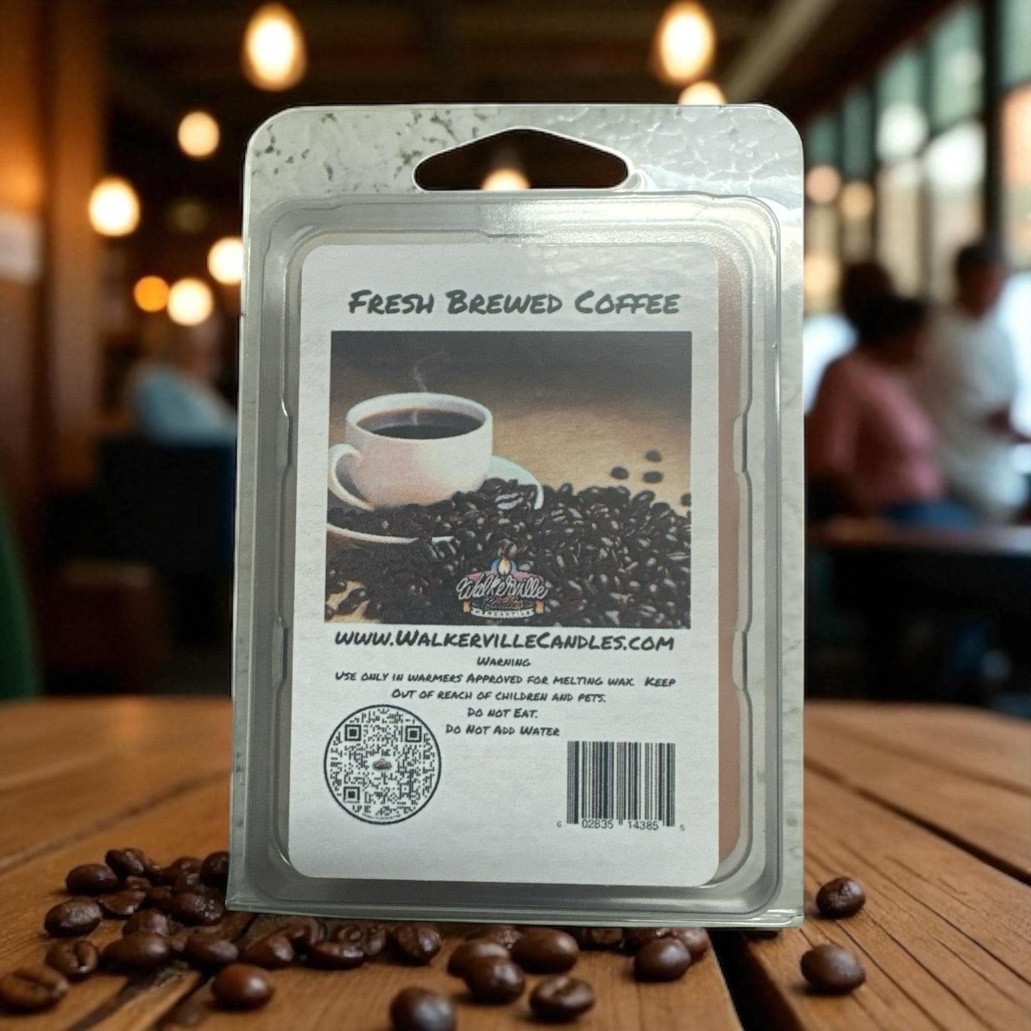 Fresh Brewed Coffee Vegan Soy wax, Hand-poured, Eco-friendly Bakery Food Drink Wax Melt