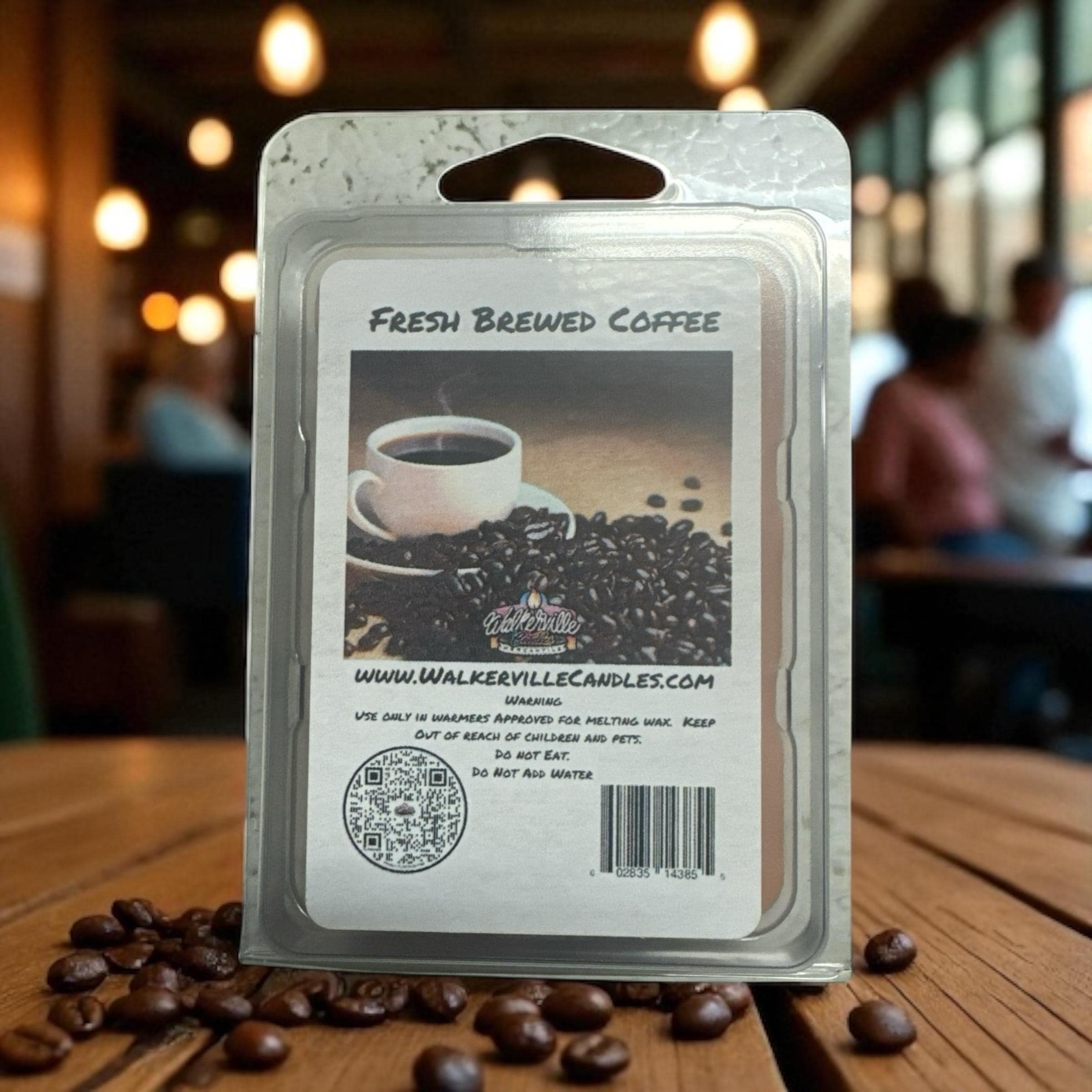 Fresh Brewed Coffee Vegan Soy wax, Hand-poured, Eco-friendly Bakery Food Drink Wax Melt