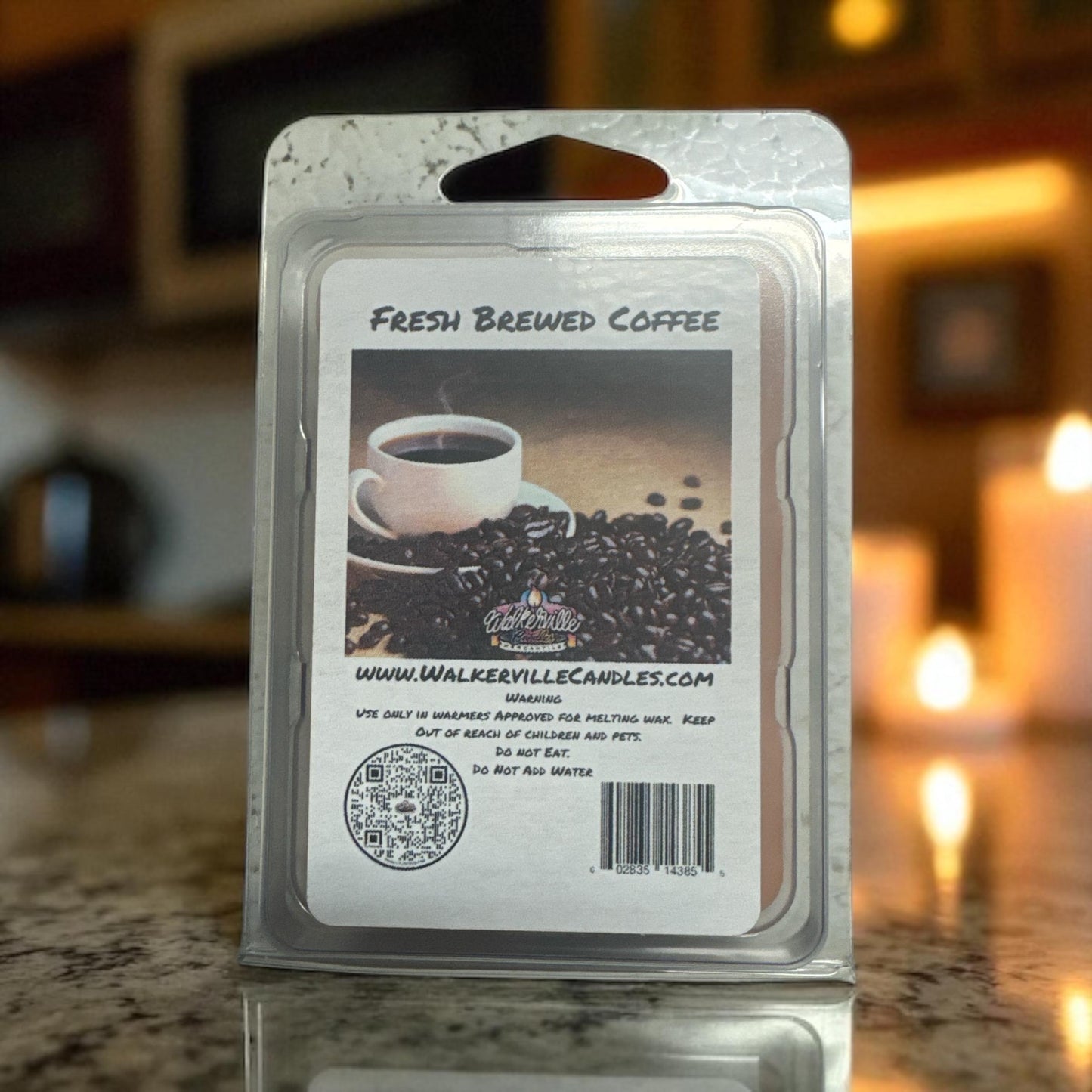 Fresh Brewed Coffee Vegan Soy wax, Hand-poured, Eco-friendly Bakery Food Drink Wax Melt