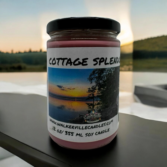 Cottage Splendor 100% Coconut Soy Eco-friendly 12 oz Candle