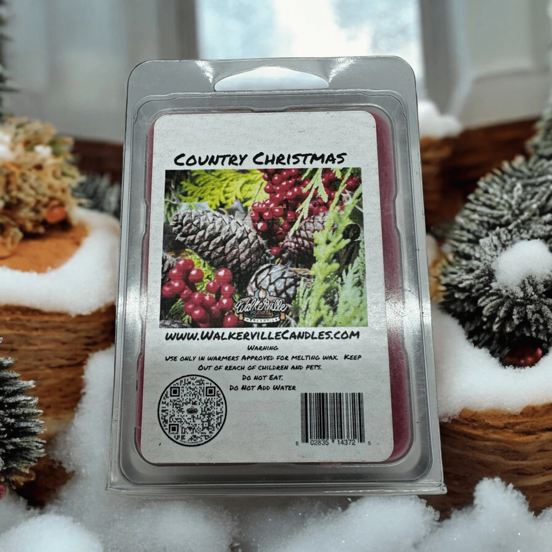 Country Christmas Wax Melt - Walkerville Candles