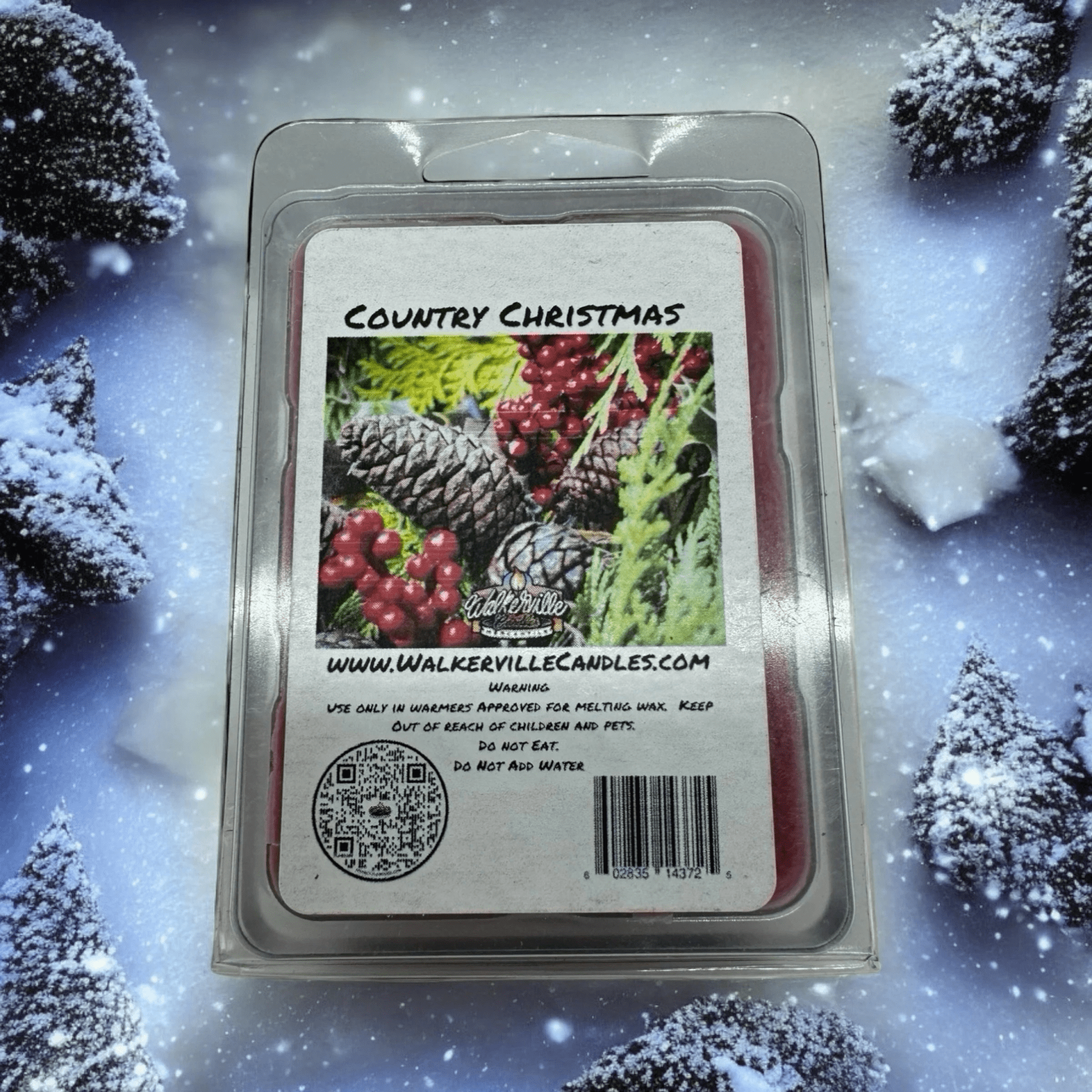 Country Christmas Wax Melt - Walkerville Candles