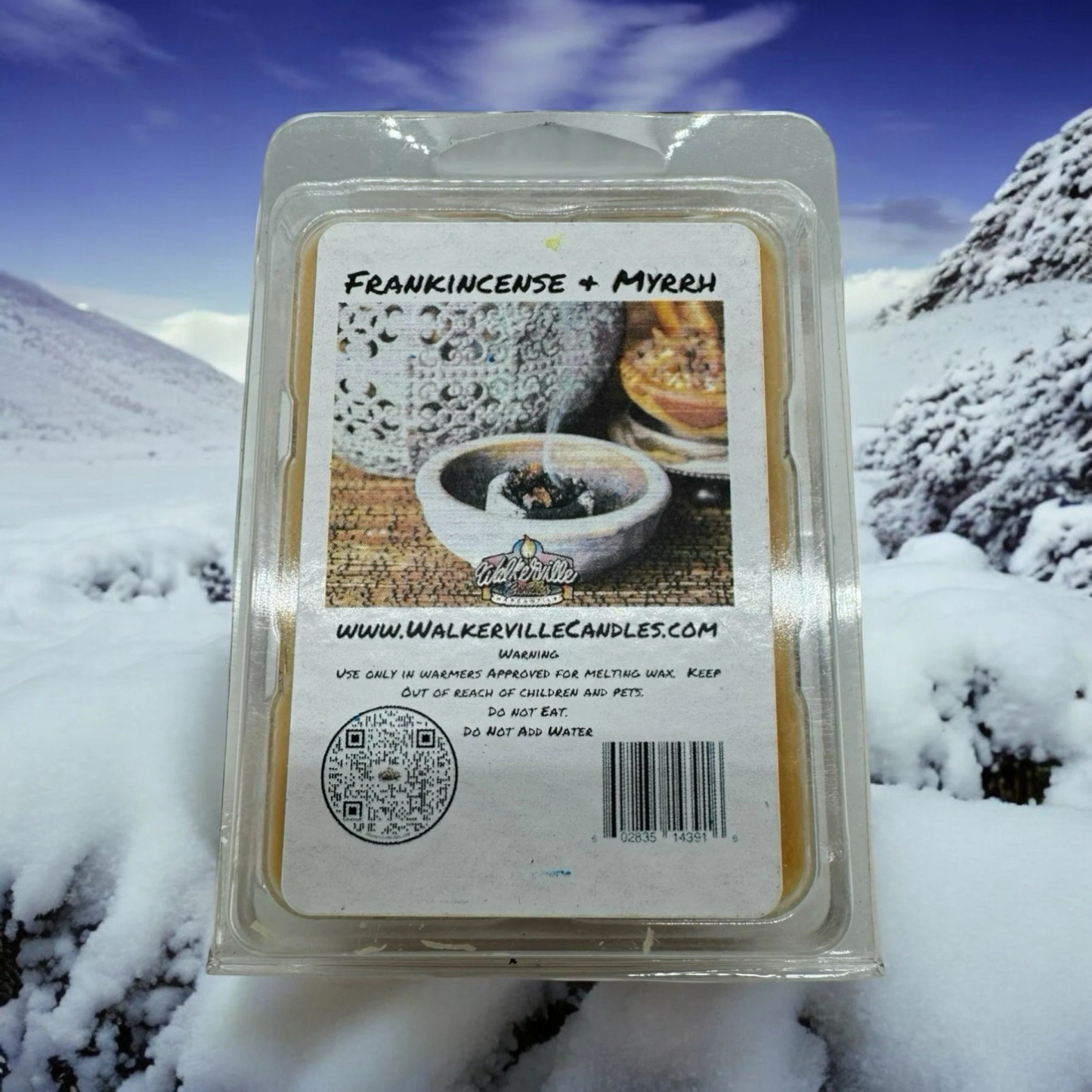 Frankincense & Myrrh Scented Handmade, Eco-friendly Wax Melt