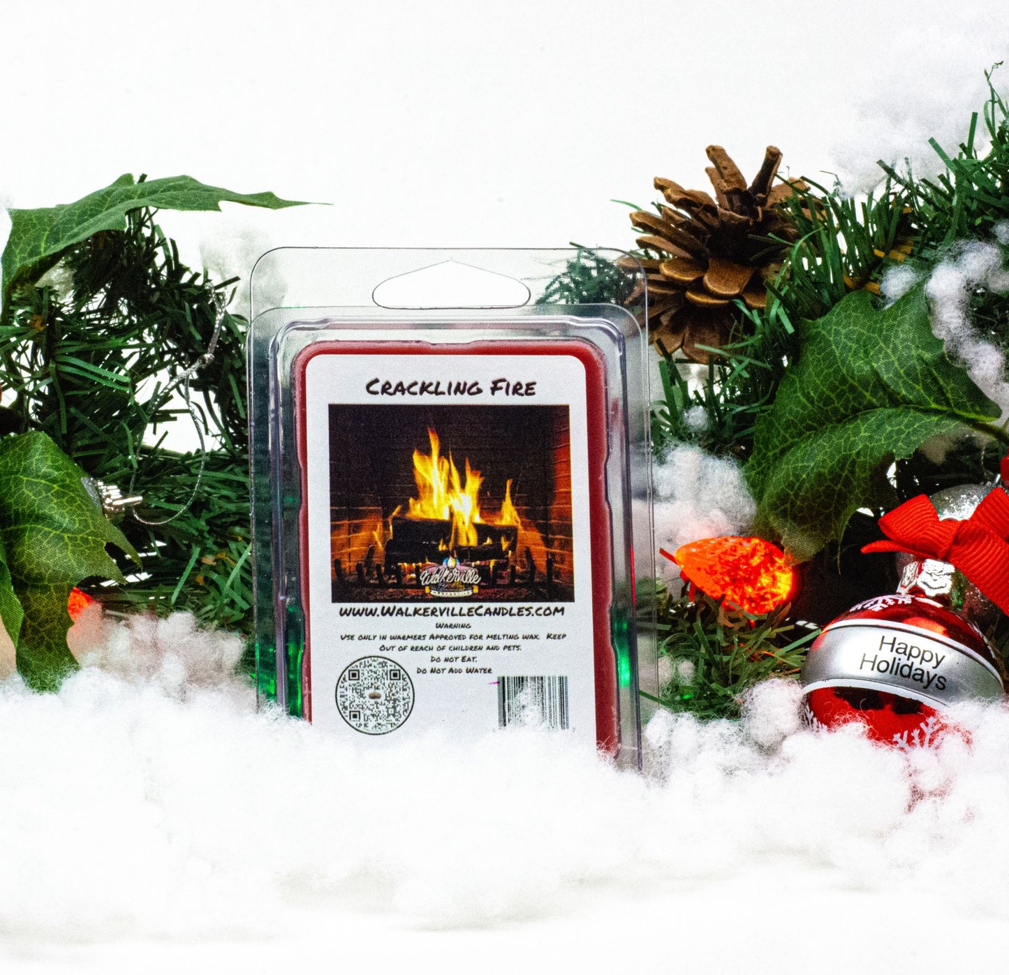 Crackling Fire Scented Handmade, Eco-friendly Wax Melt