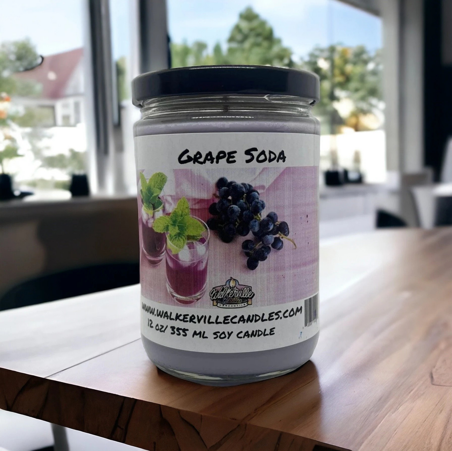 Grape Soda 100% Coconut Soy Eco-friendly 12 oz Candle