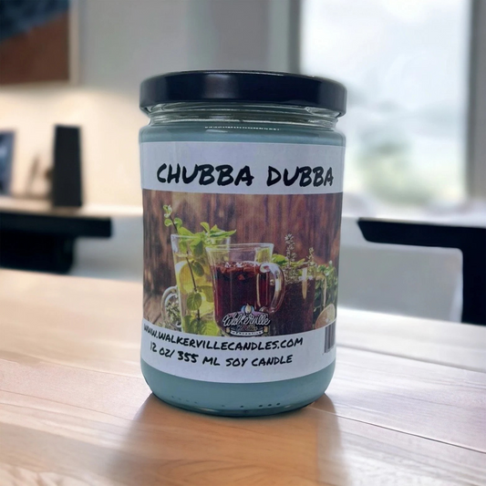 Chubba Dubba 100% Coconut Soy Eco-friendly 12 oz Candle
