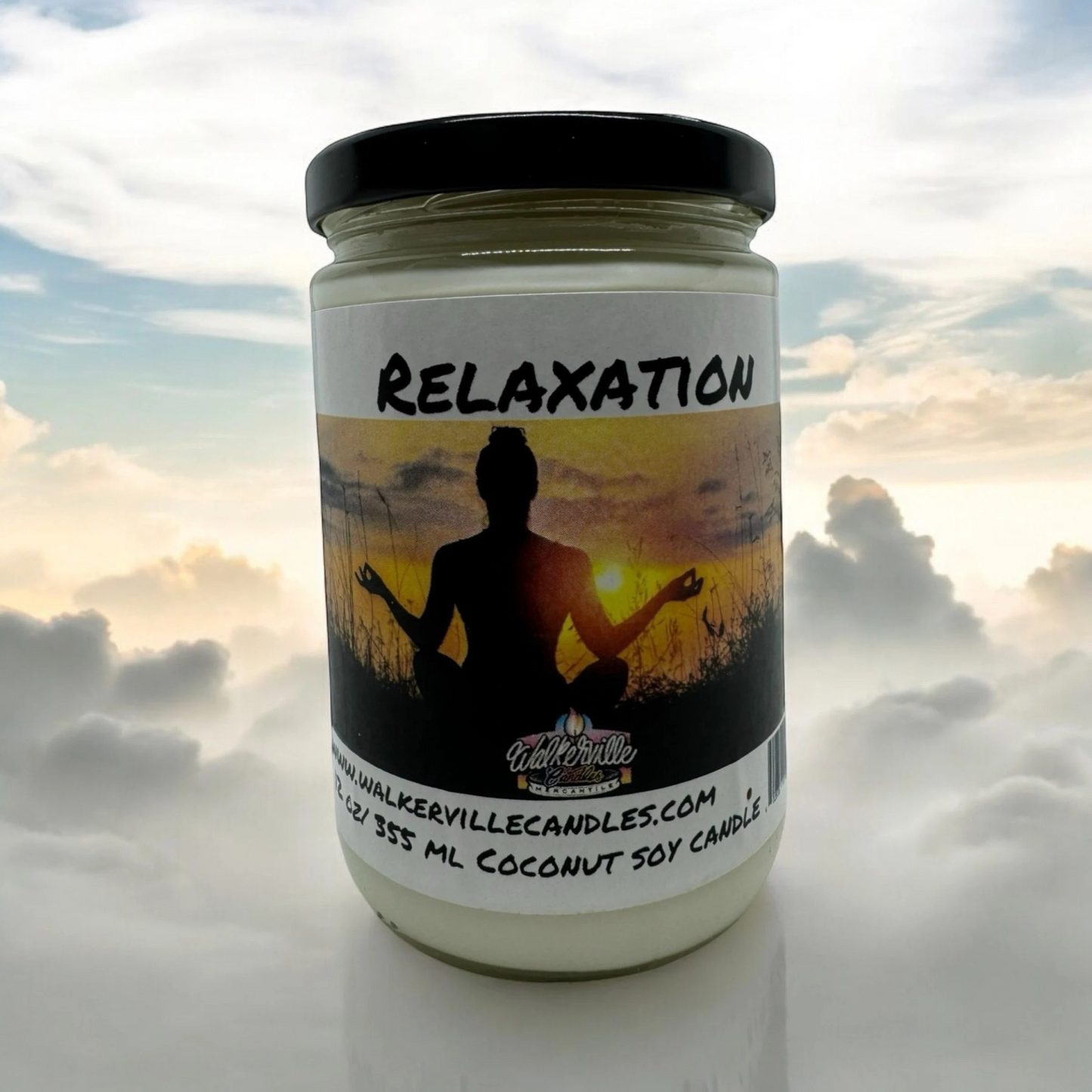 Relaxation 100% Coconut Soy Eco-friendly 12 oz Candle