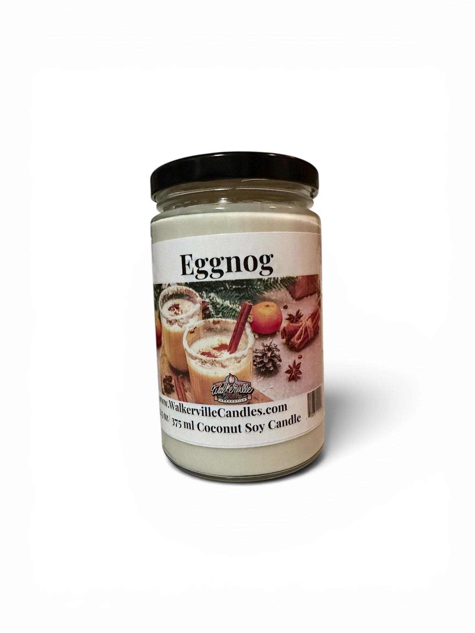 Eggnog Coconut Soy 12.5 oz/ 375 ml Candle - Walkerville Candles