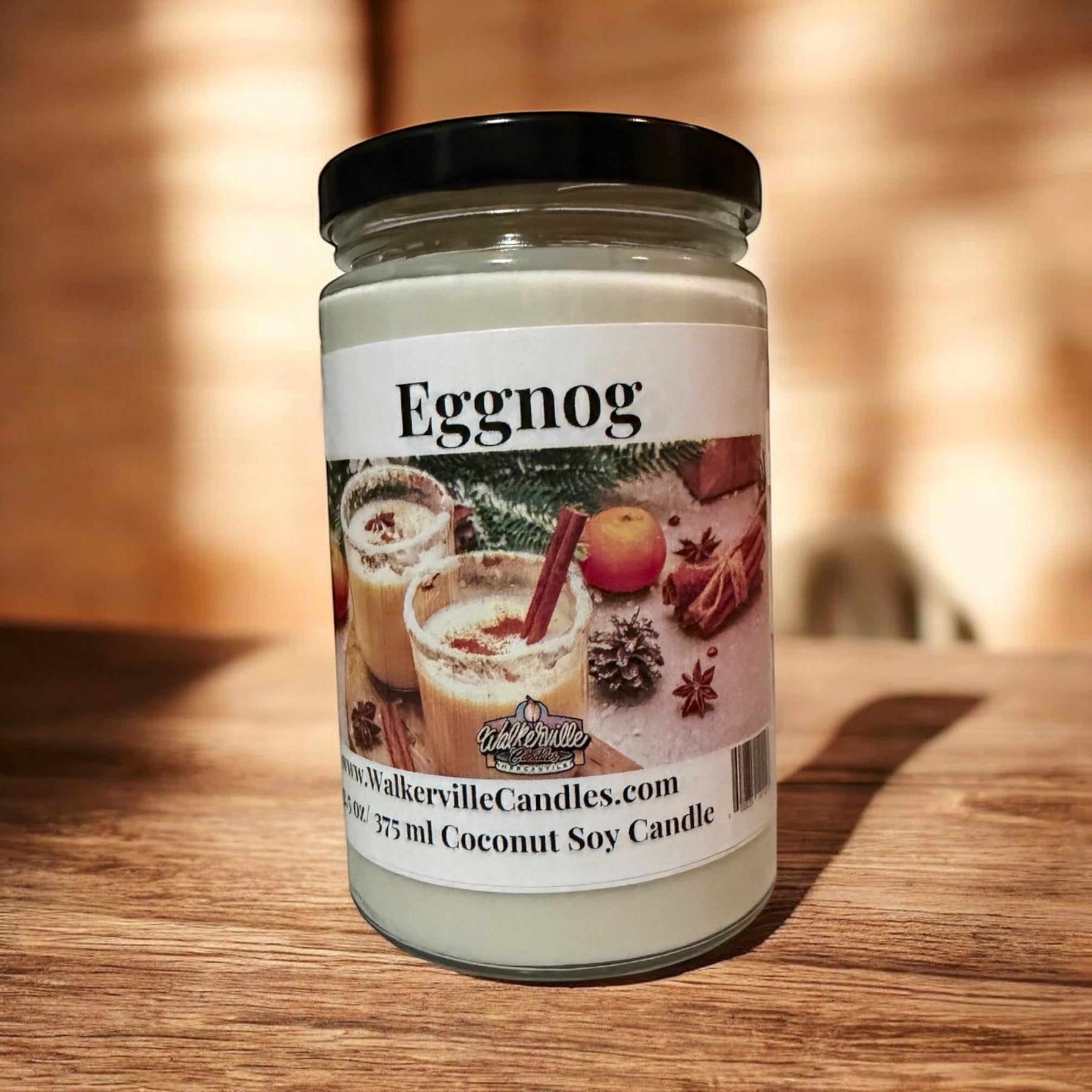 Eggnog Coconut Soy 12.5 oz/ 375 ml Candle - Walkerville Candles