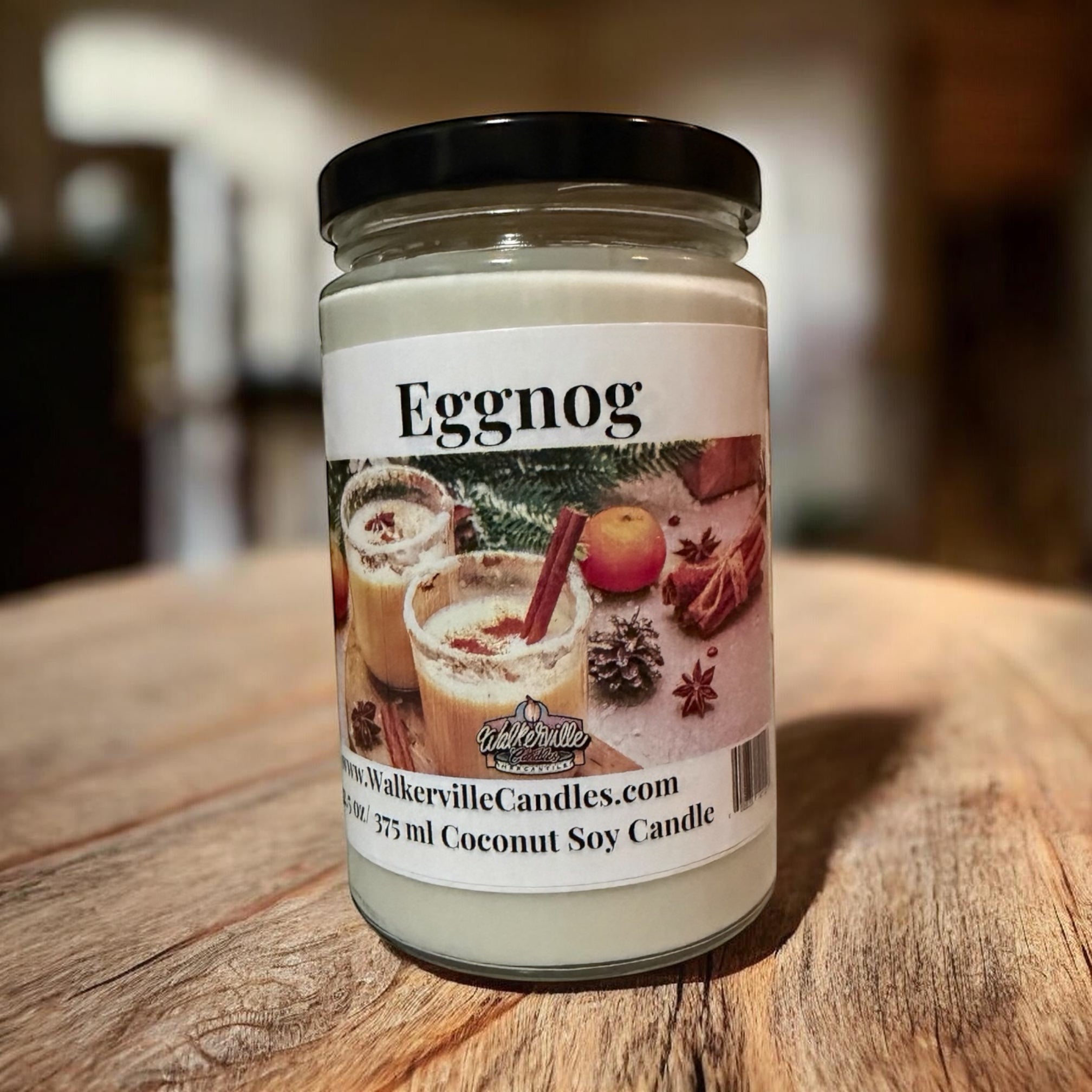 Eggnog Coconut Soy 12.5 oz/ 375 ml Candle - Walkerville Candles