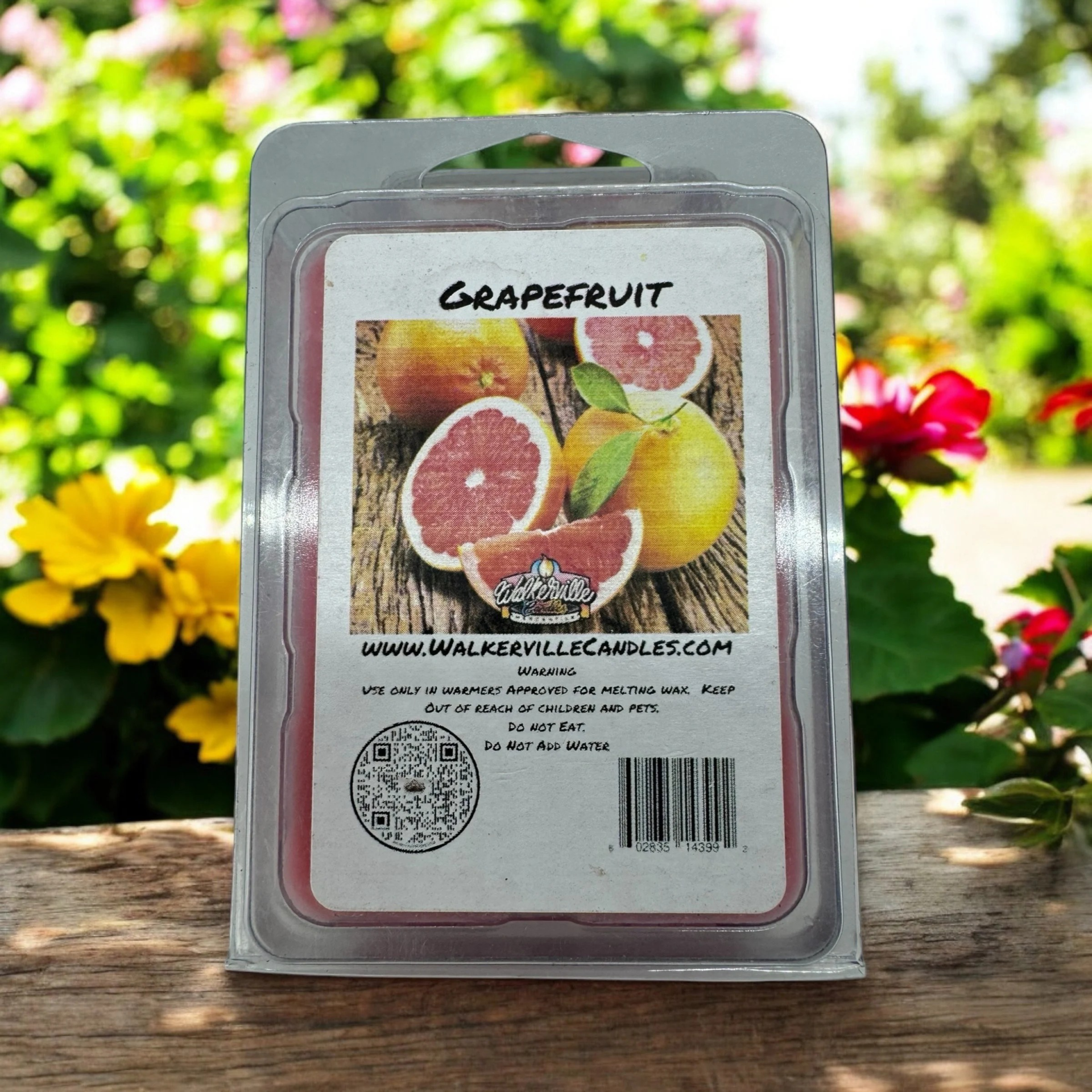 Grapefruit Vegan Soy wax, Hand-poured, Eco-friendly Fruity Wax Melt