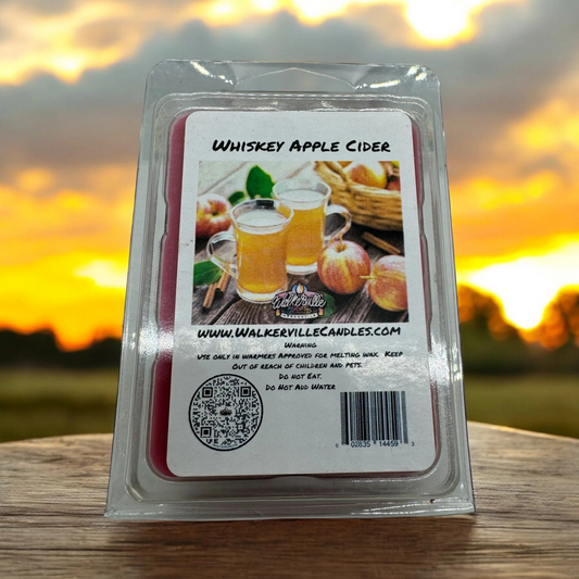 Whiskey Apple Cider Scented Handmade, Eco-friendly Wax Melt