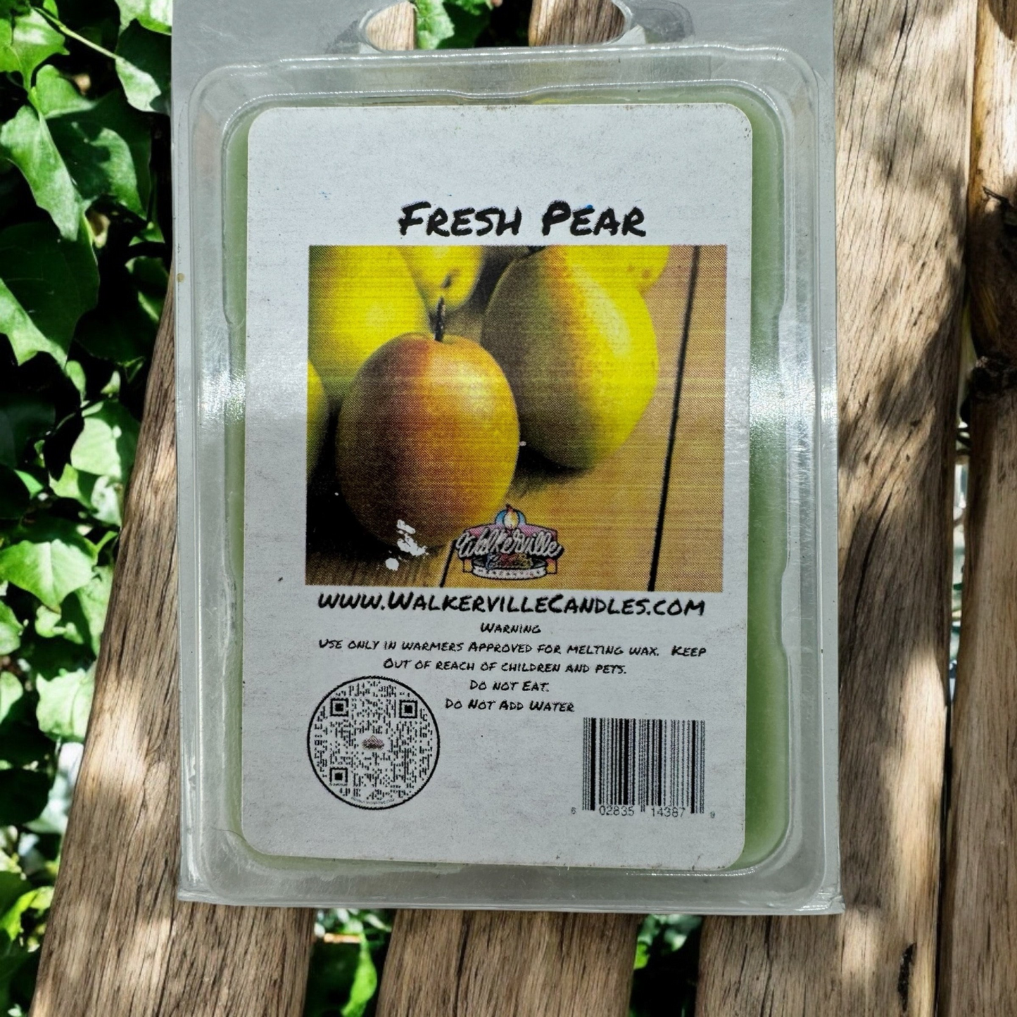 Fresh Pear Scented Handmade, Eco-friendly Wax Melt