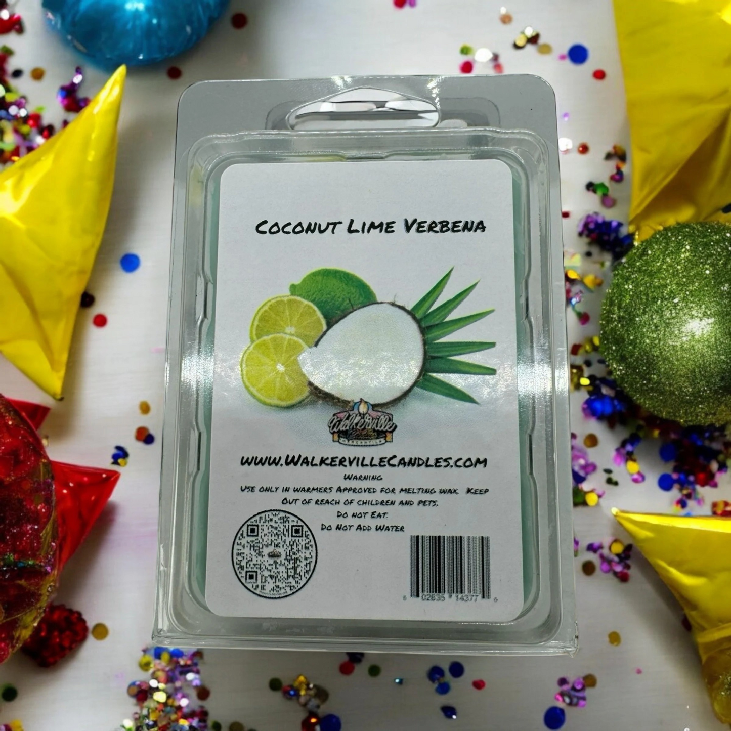 Coconut Lime Verbena Scented Handmade, Eco-friendly Wax Melt