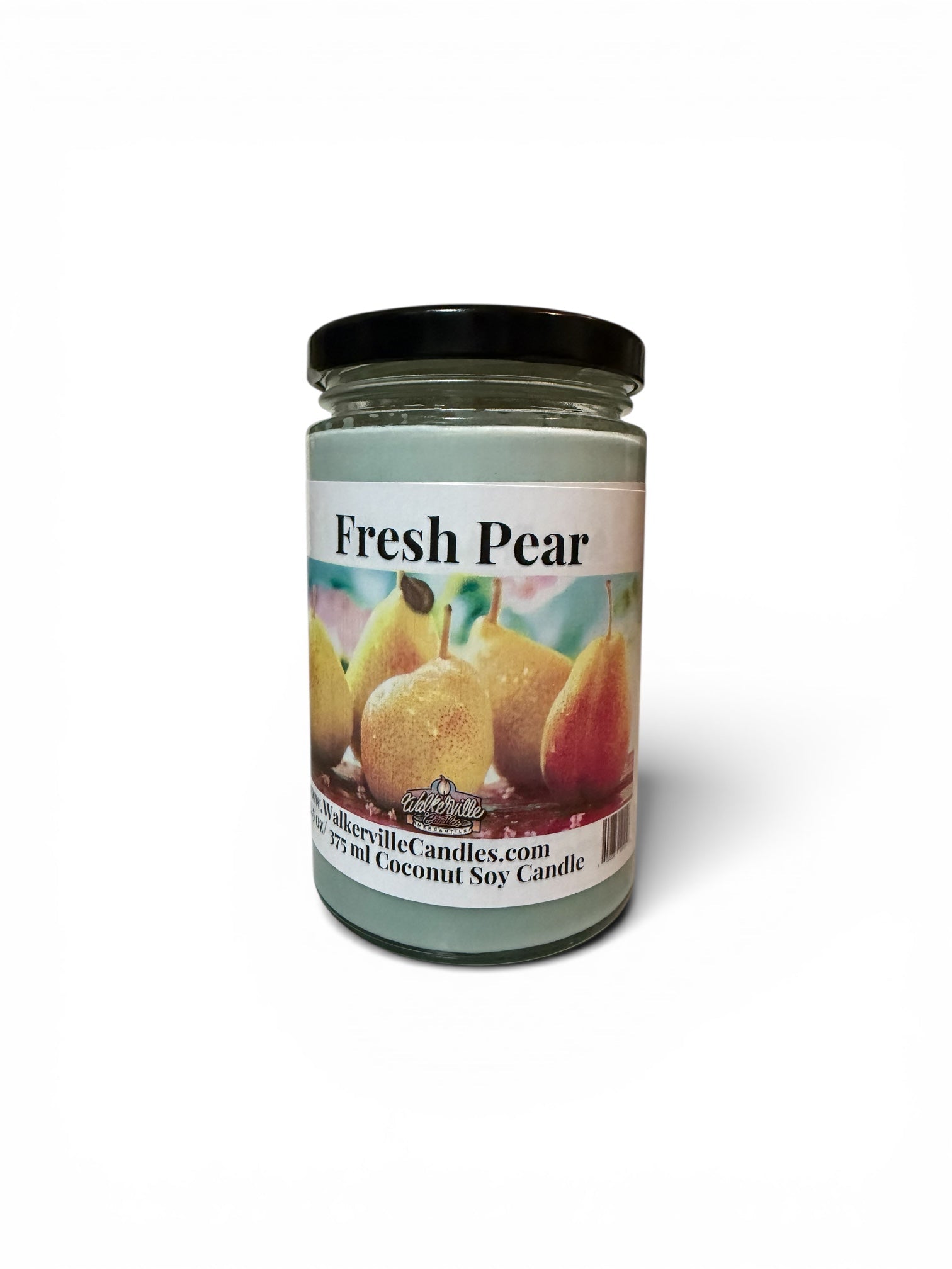 Fresh Pear Coconut Soy 12.5 oz/ 375 ml Candle Wood Wick - Walkerville Candles