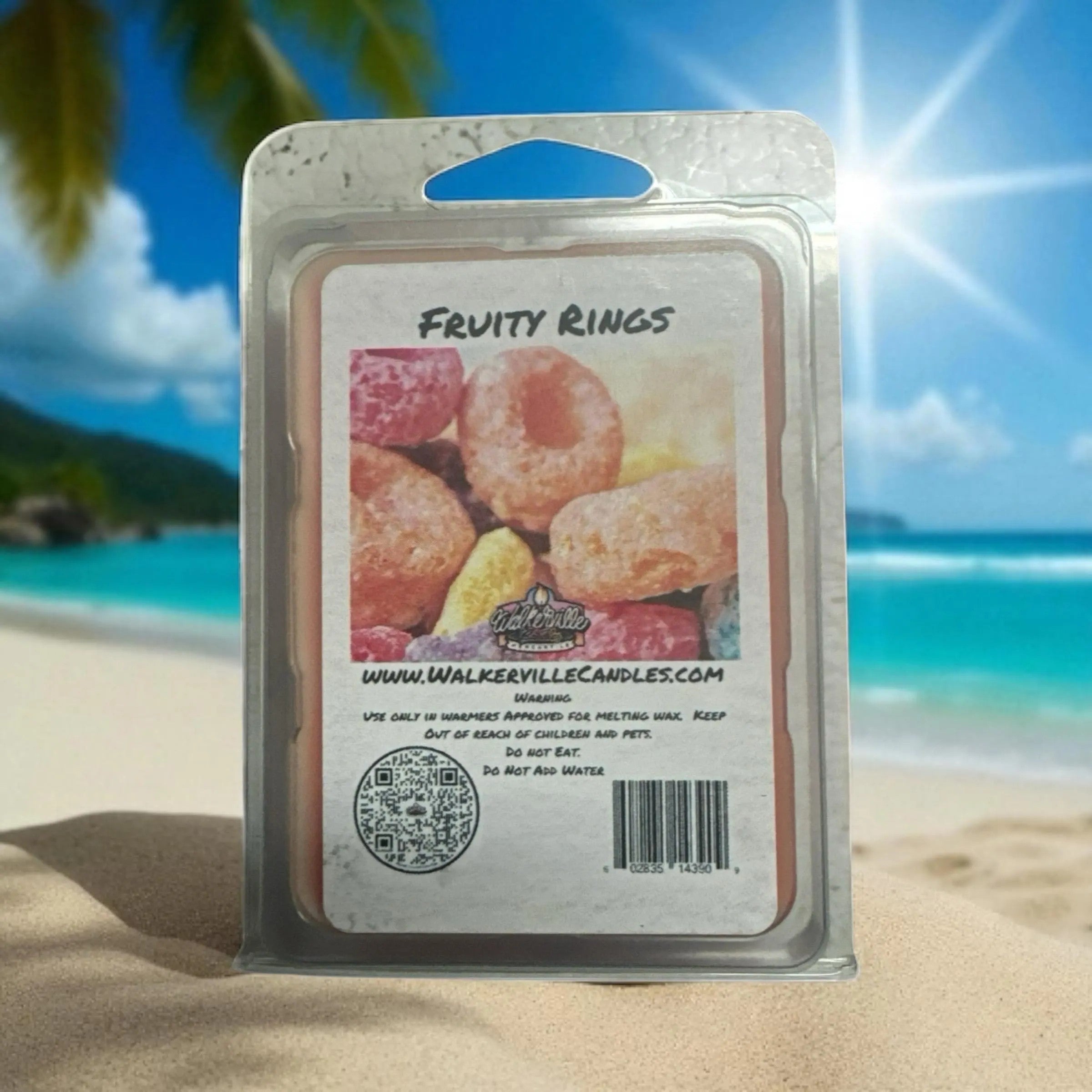 Fruity Rings Vegan Soy wax, Hand-poured, Eco-friendly Fruity Bakery Food Drink Wax Melt