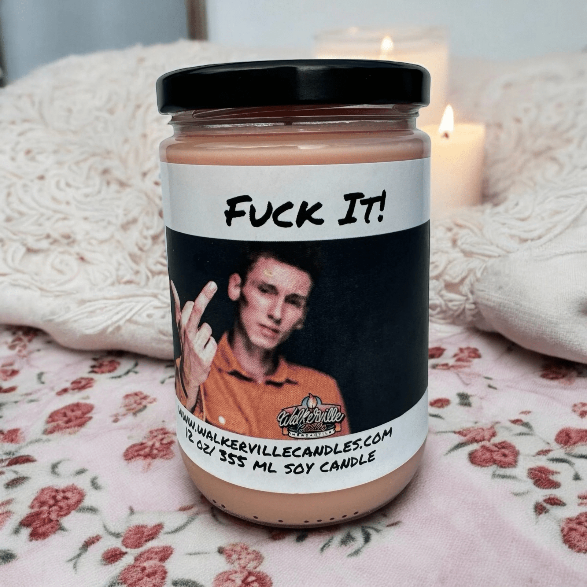Fuck It! Coconut Soy 12.5 oz/ 375 ml Candle Wood Wick - Walkerville Candles