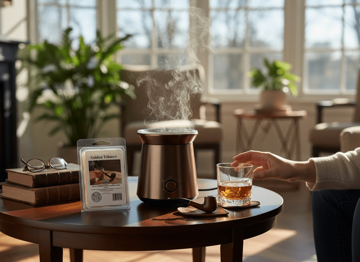 Golden Tobacco Wax Melt - Walkerville Candles