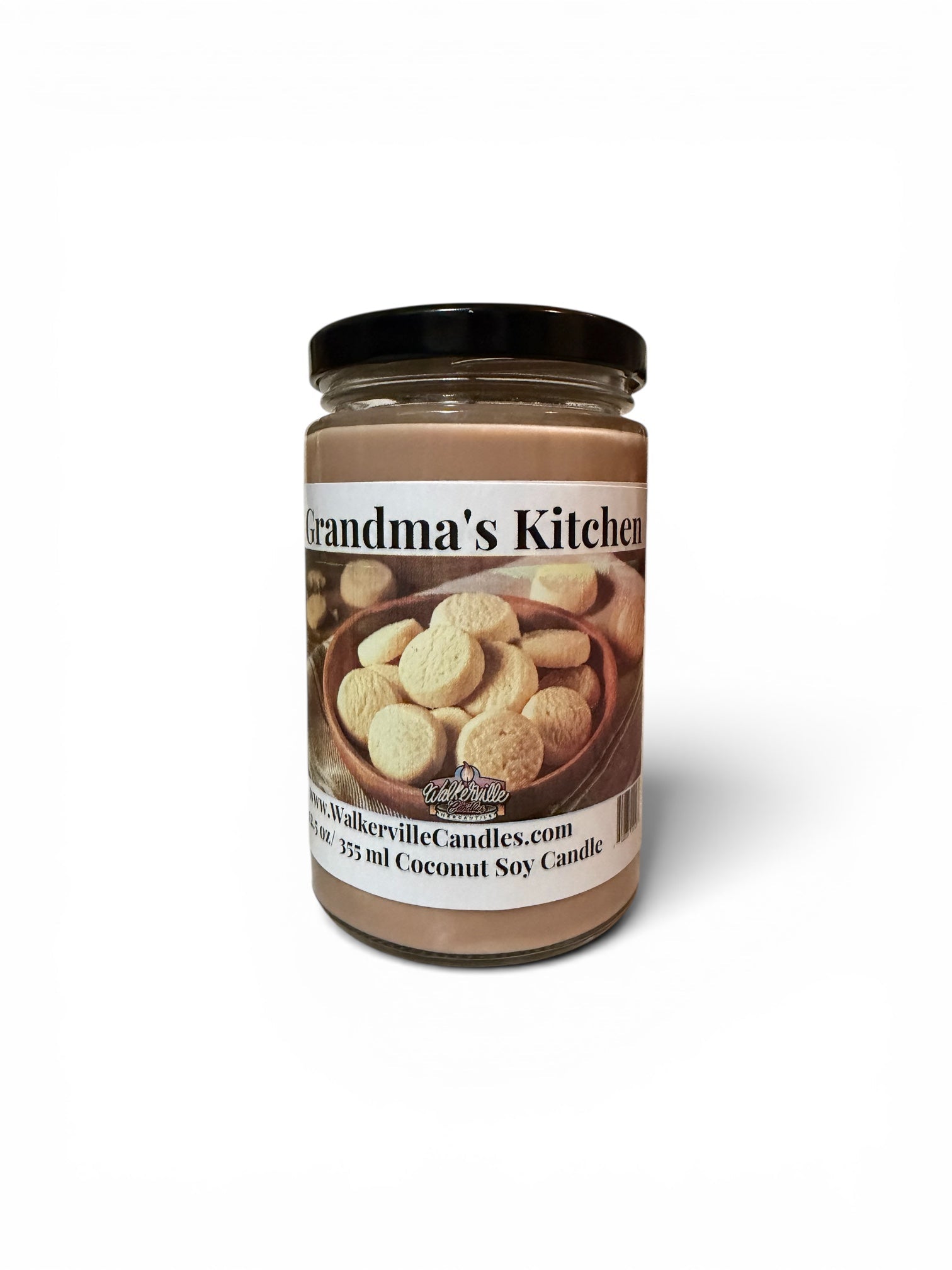 Grandma's Kitchen Coconut Soy 12.5 oz/ 375 ml Candle Wood Wick - Walkerville Candles