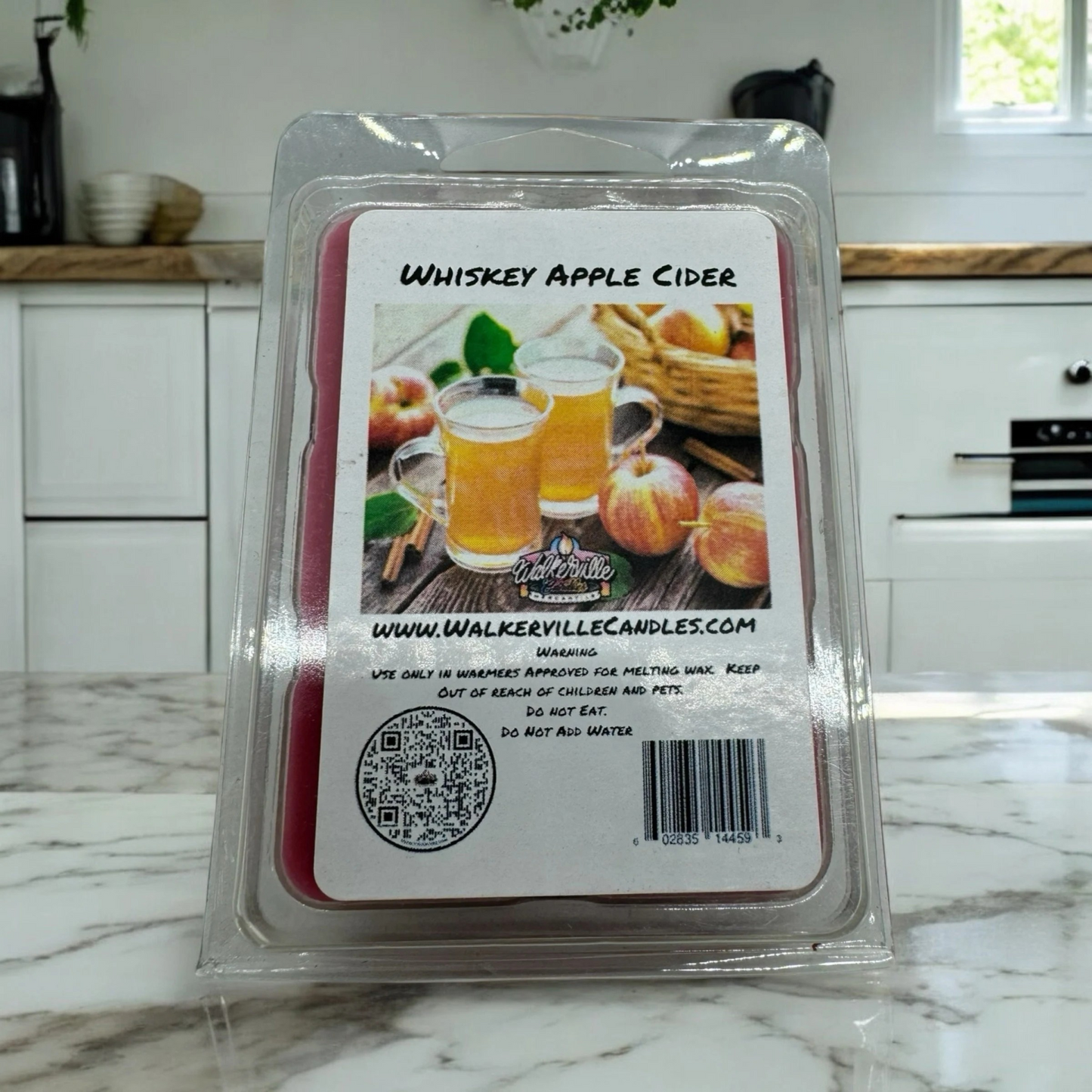 Whiskey Apple Cider Scented Handmade, Eco-friendly Wax Melt