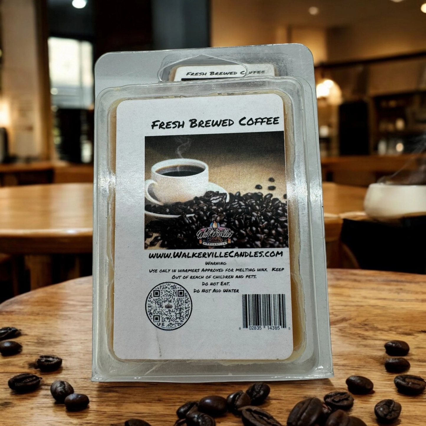 Fresh Brewed Coffee Scented Handmade, Eco-friendly Wax Melt