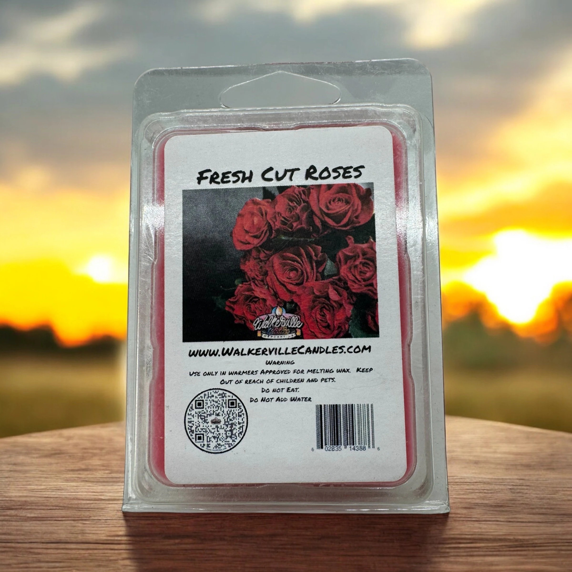 Fresh Cut Roses Vegan Soy wax, Hand-poured, Eco-friendly Floral Wax Melt