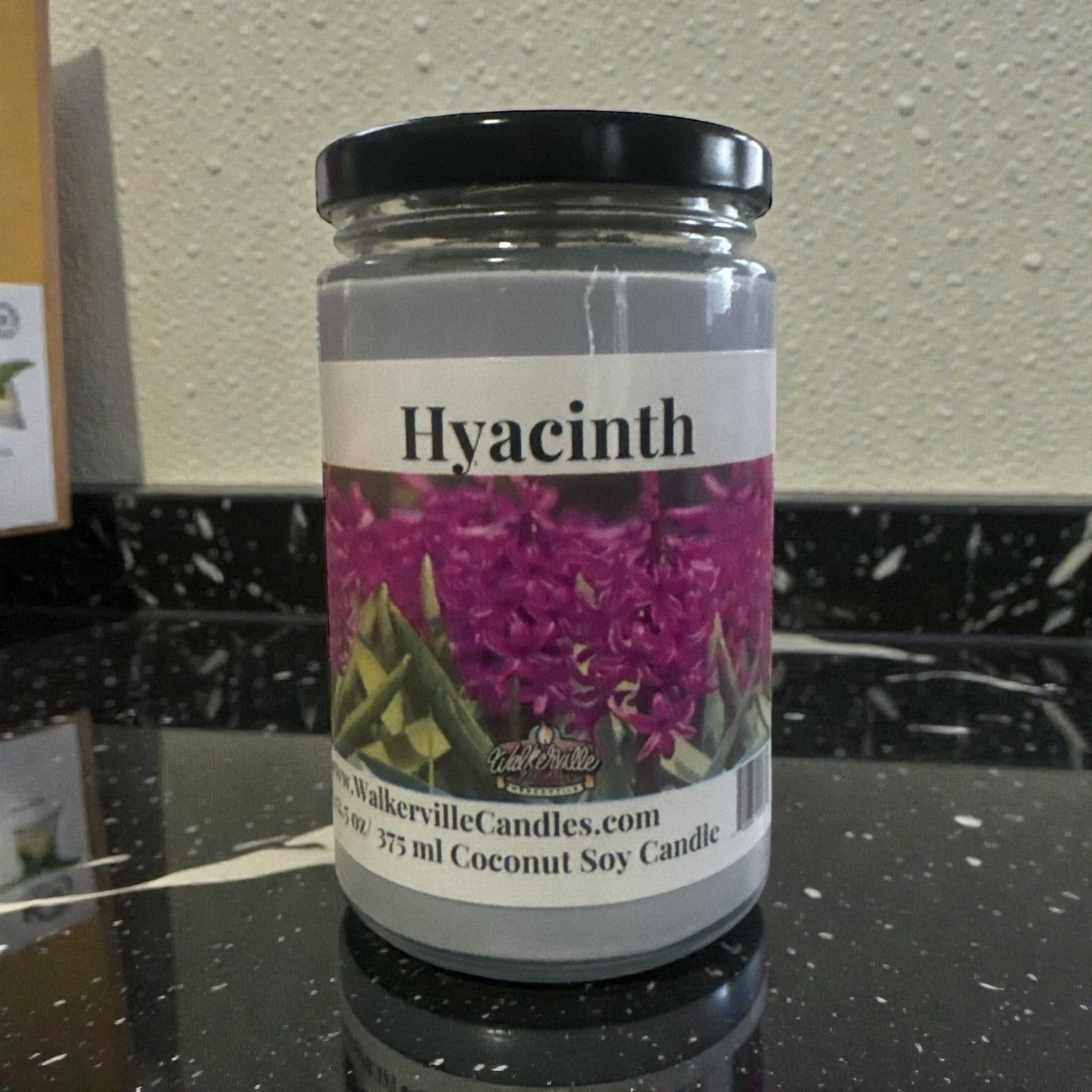 Hyacinth Coconut Soy 12.5 oz/ 375 ml Candle Wood Wick - Walkerville Candles