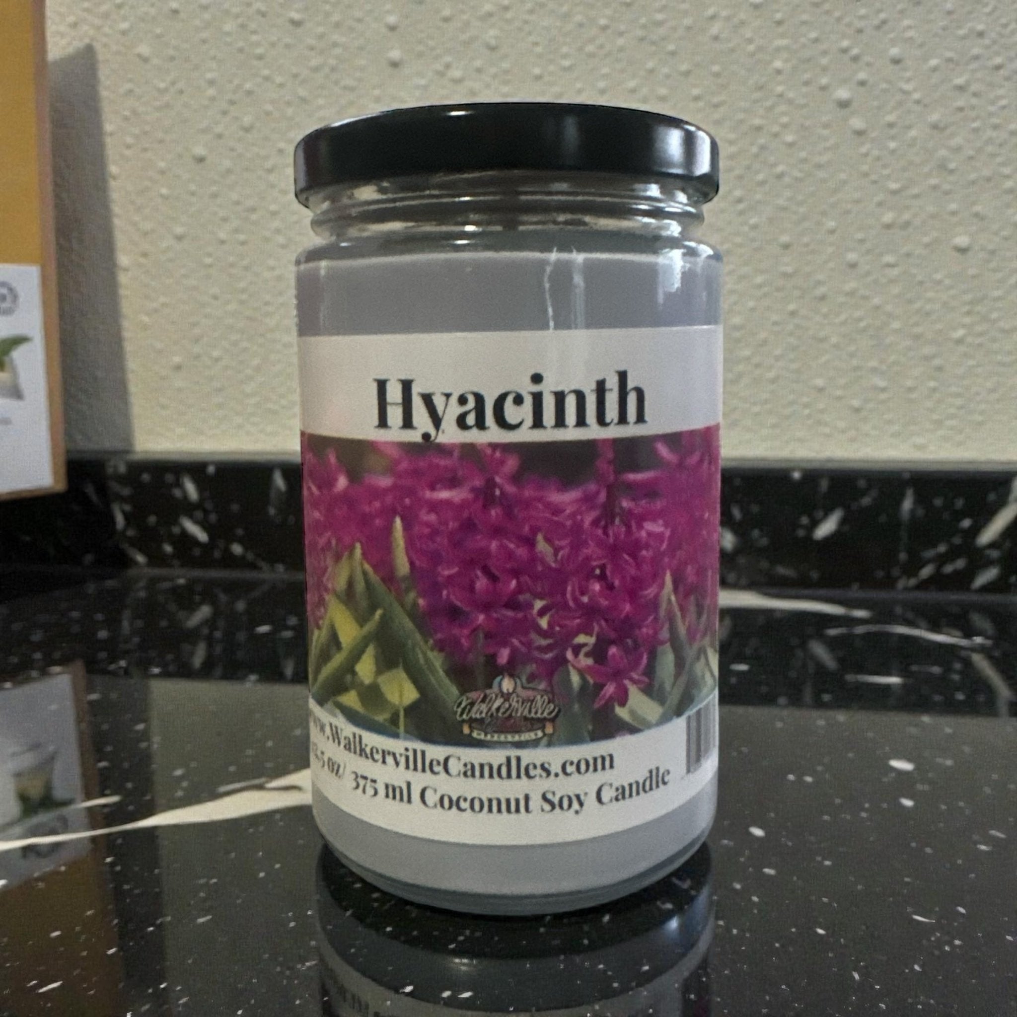 Hyacinth Coconut Soy 12.5 oz/ 375 ml Candle Wood Wick - Walkerville Candles