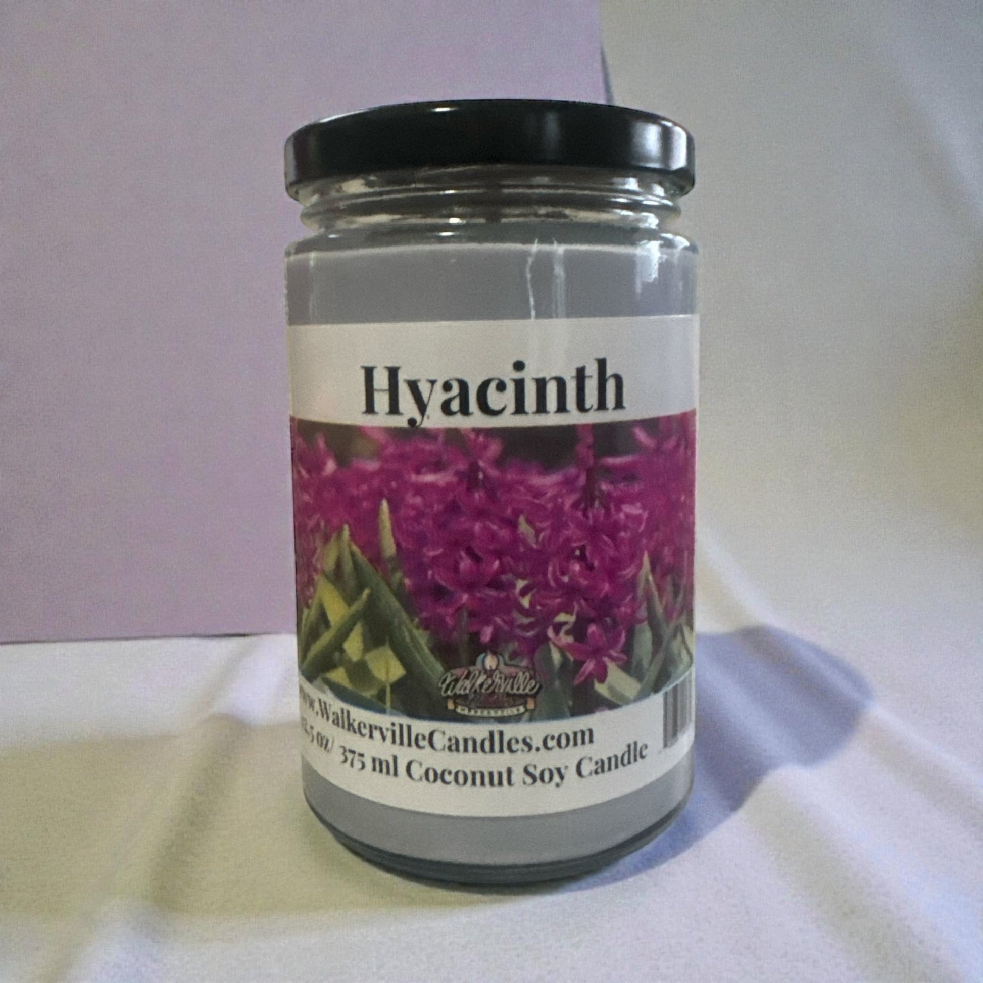 Hyacinth Coconut Soy 12.5 oz/ 375 ml Candle Wood Wick - Walkerville Candles