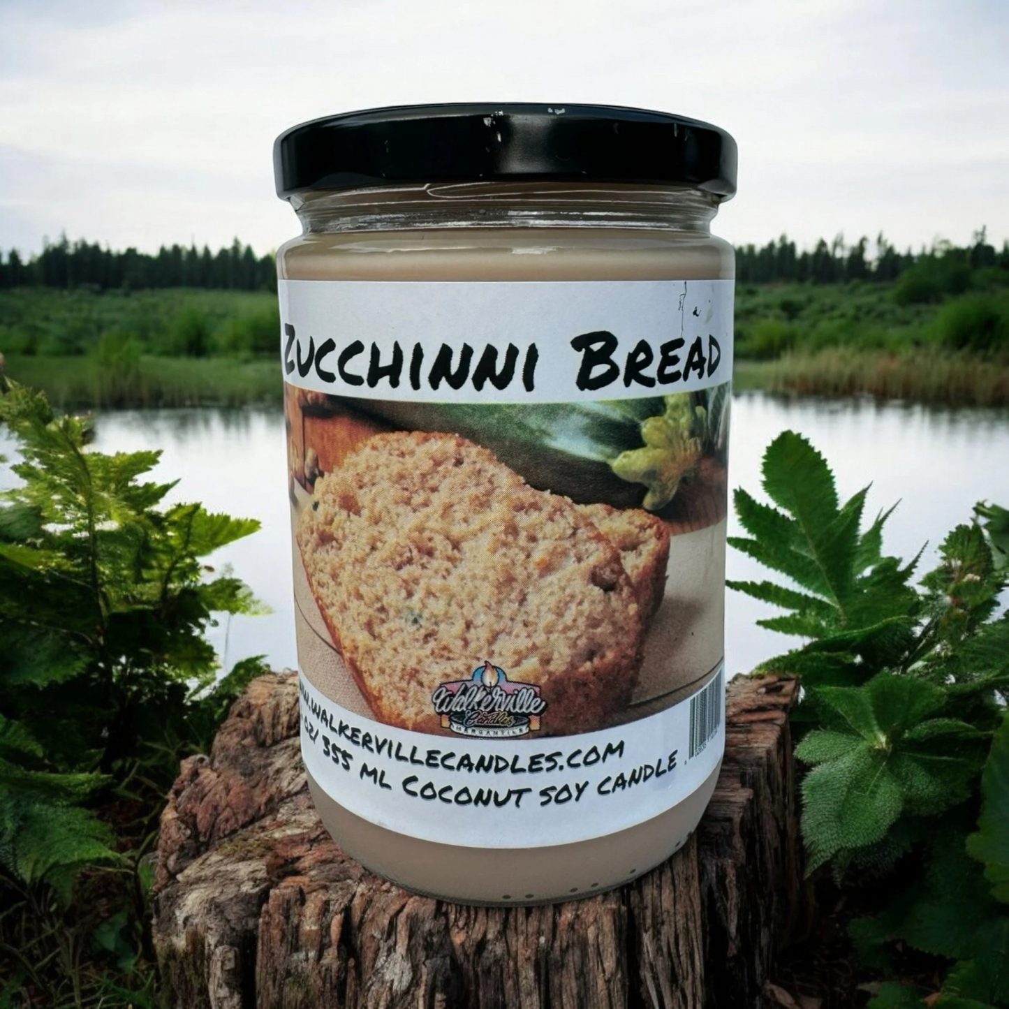 Zucchini Bread 100% Coconut Soy Eco-friendly 12 oz Candle